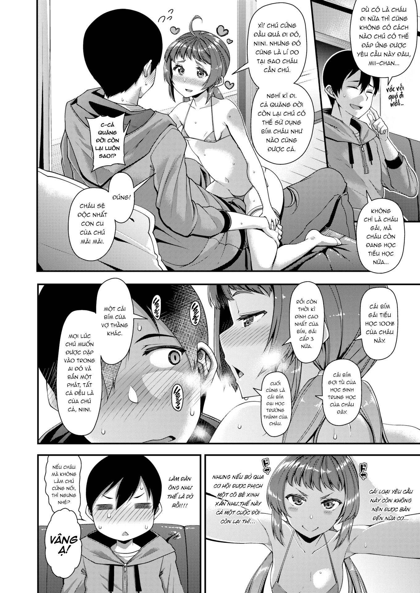 Đọc truyện hentai Chú sẽ giúp cháu chứ - Oneshot