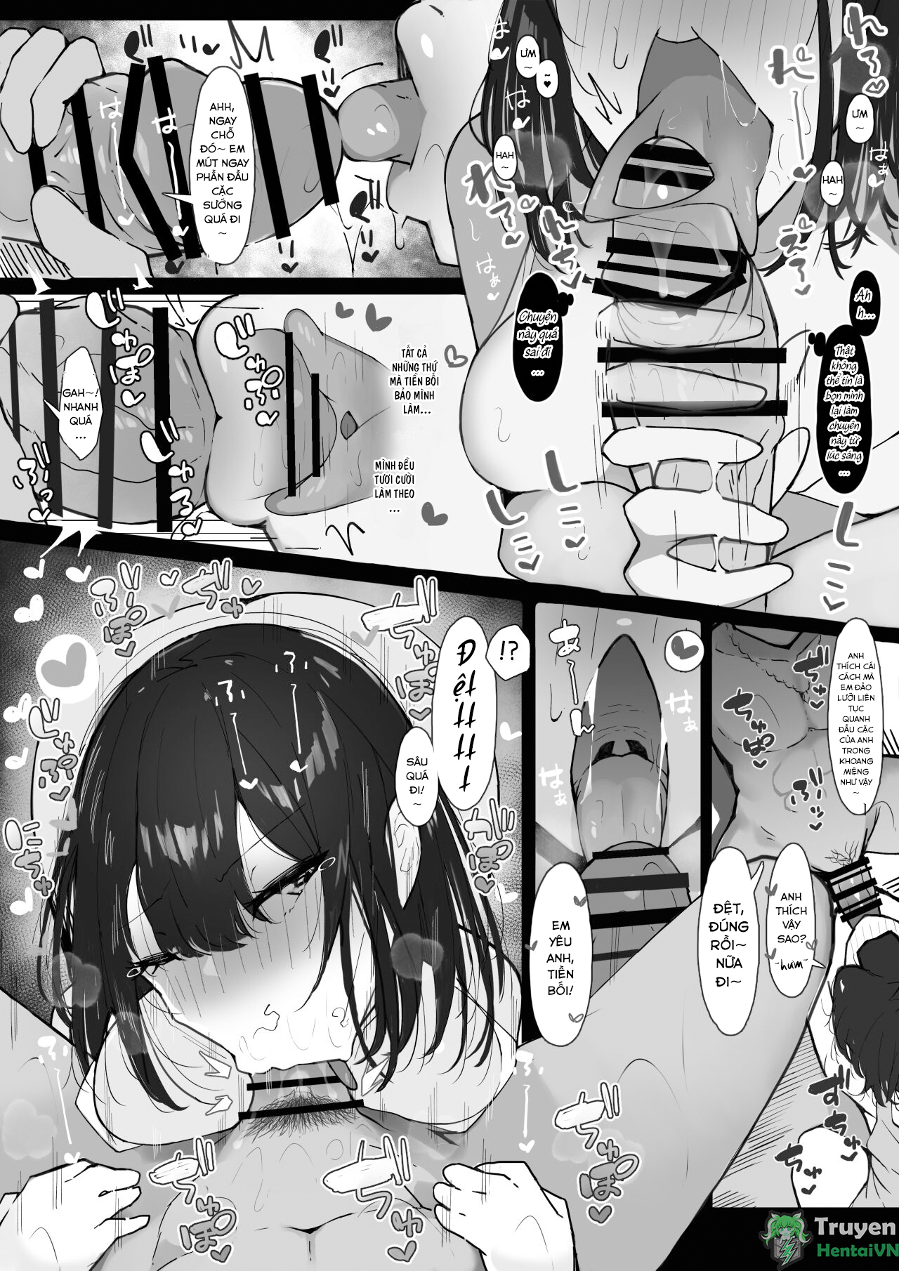 Đọc truyện hentai Senpai ni Benkyou Oshiete Morau dake - Oneshot