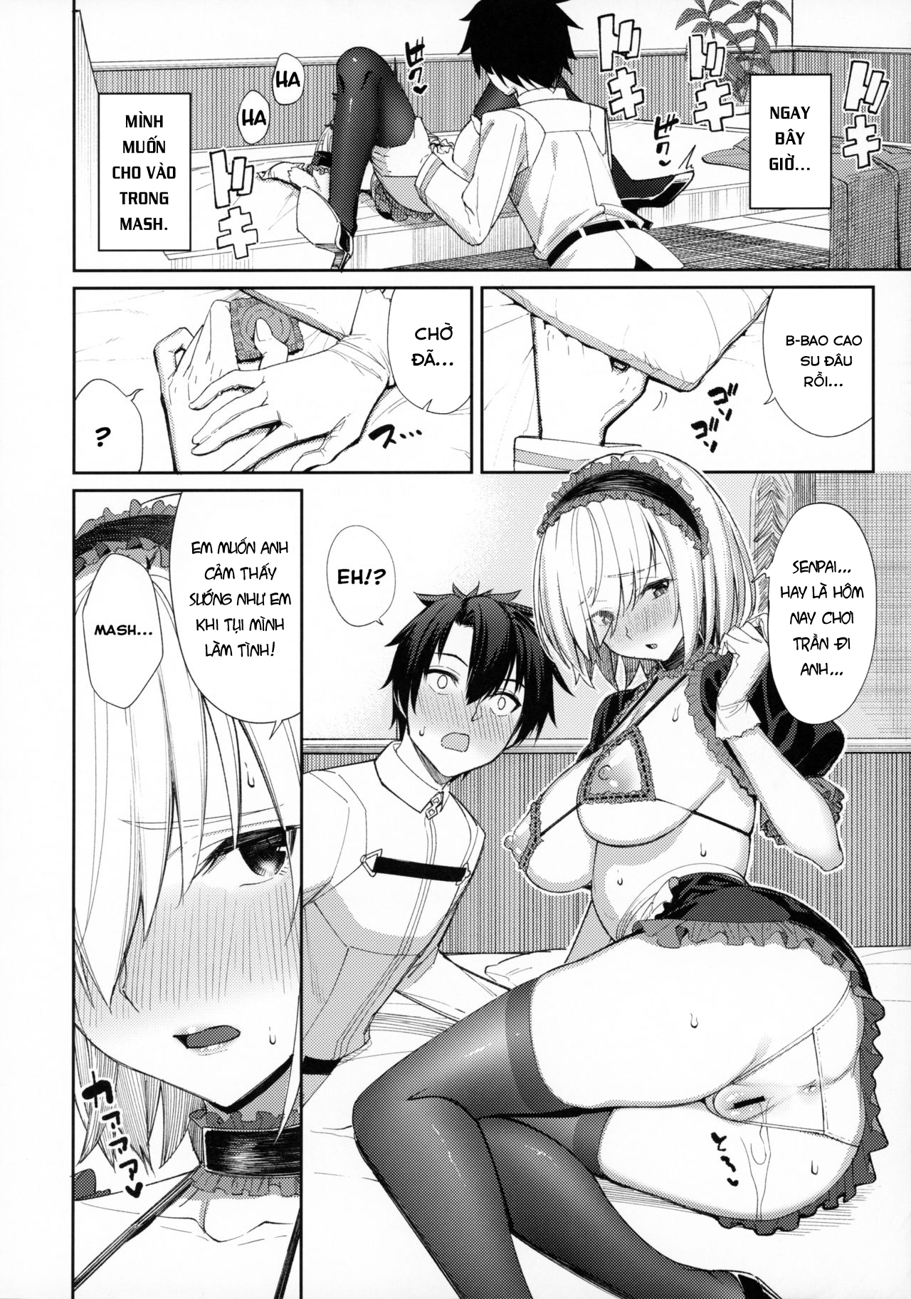 Đọc truyện hentai Mash ga Tonikaku Guigui Kuru Hon (Fate/Grand Order) - Oneshot