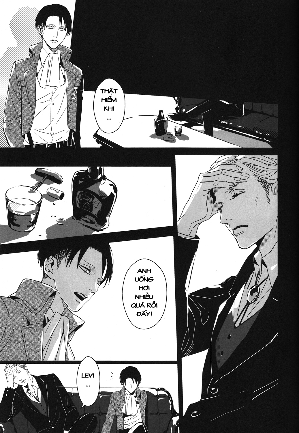 Đọc truyện hentai Icarus ga Nishi no Hate (Shingeki no Kyojin) - Oneshot