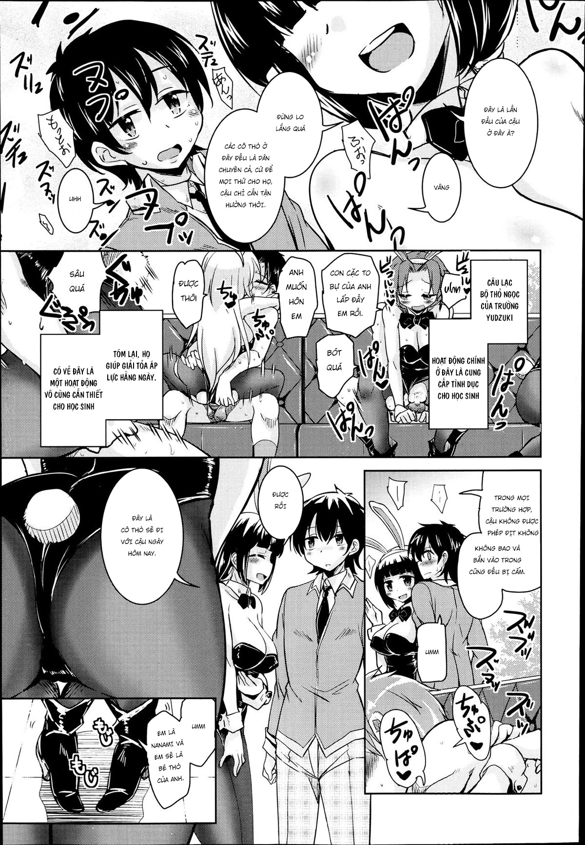 Đọc truyện hentai Câu lạc bộ thỏ ngọc dâm đãng - Chap 1