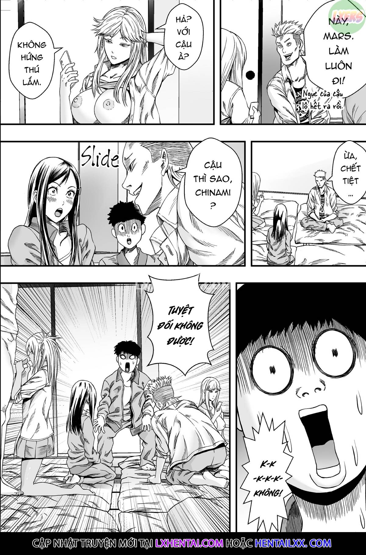 Đọc truyện hentai Field Trip with My First Crush and the Bad Crowd - Oneshot