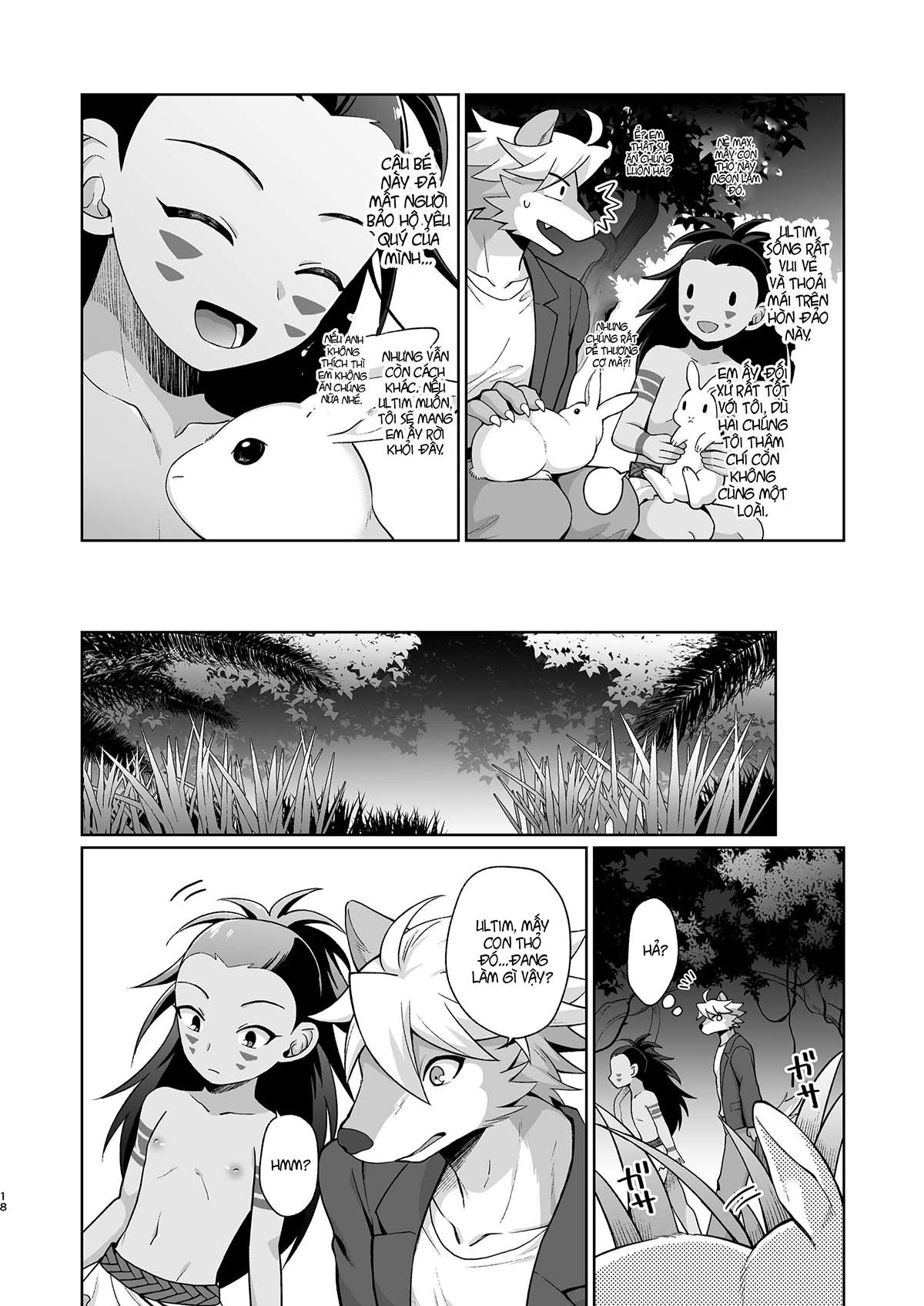 Đọc truyện hentai Sự ghép đôi giữa người và sói - Oneshot