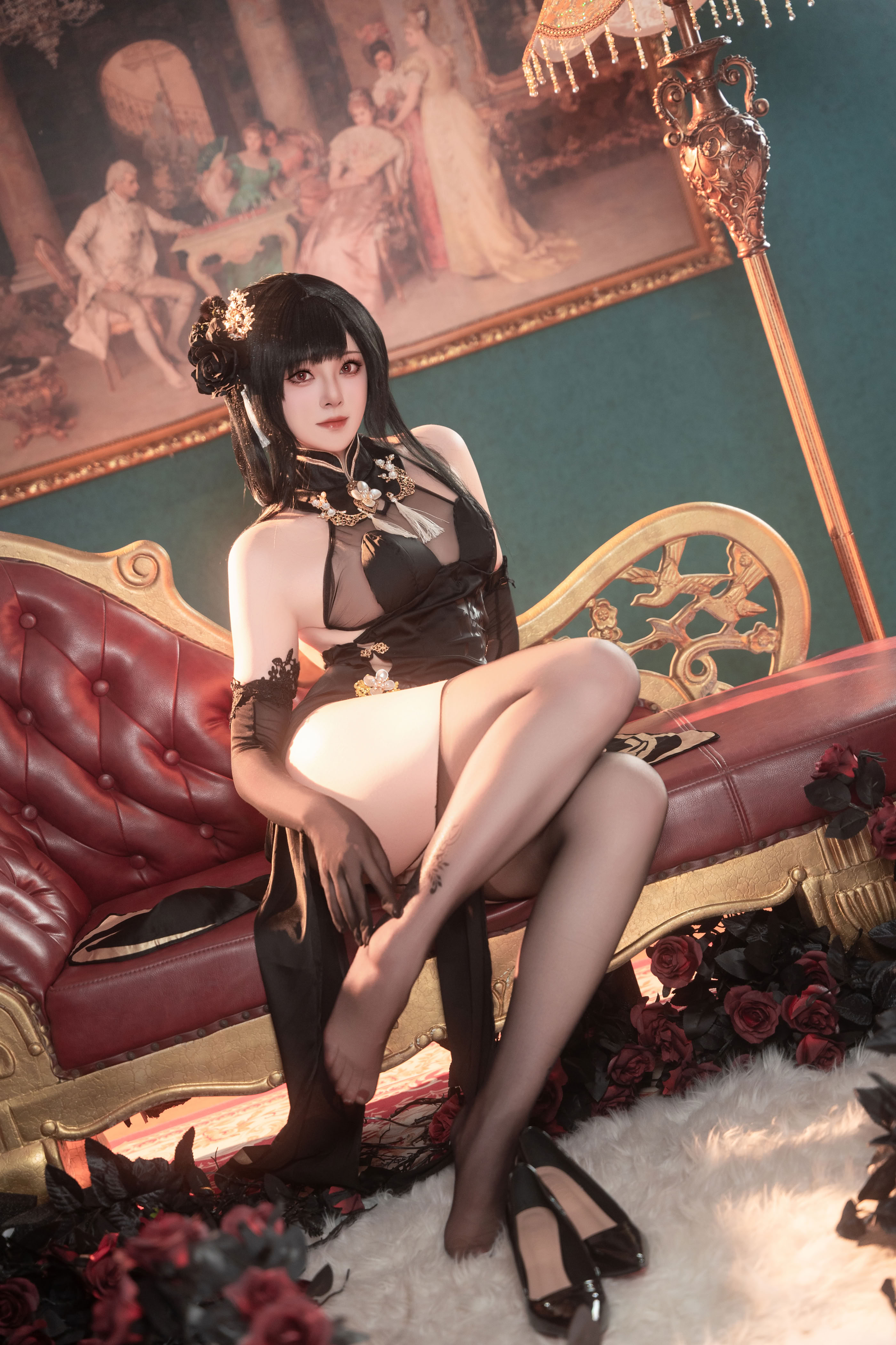 Đọc truyện hentai Tuyển tập Albums siêu phẩm Cosplay - Chap 1241 - Natsuko - Azur Lane Zhenhai Cheongsam