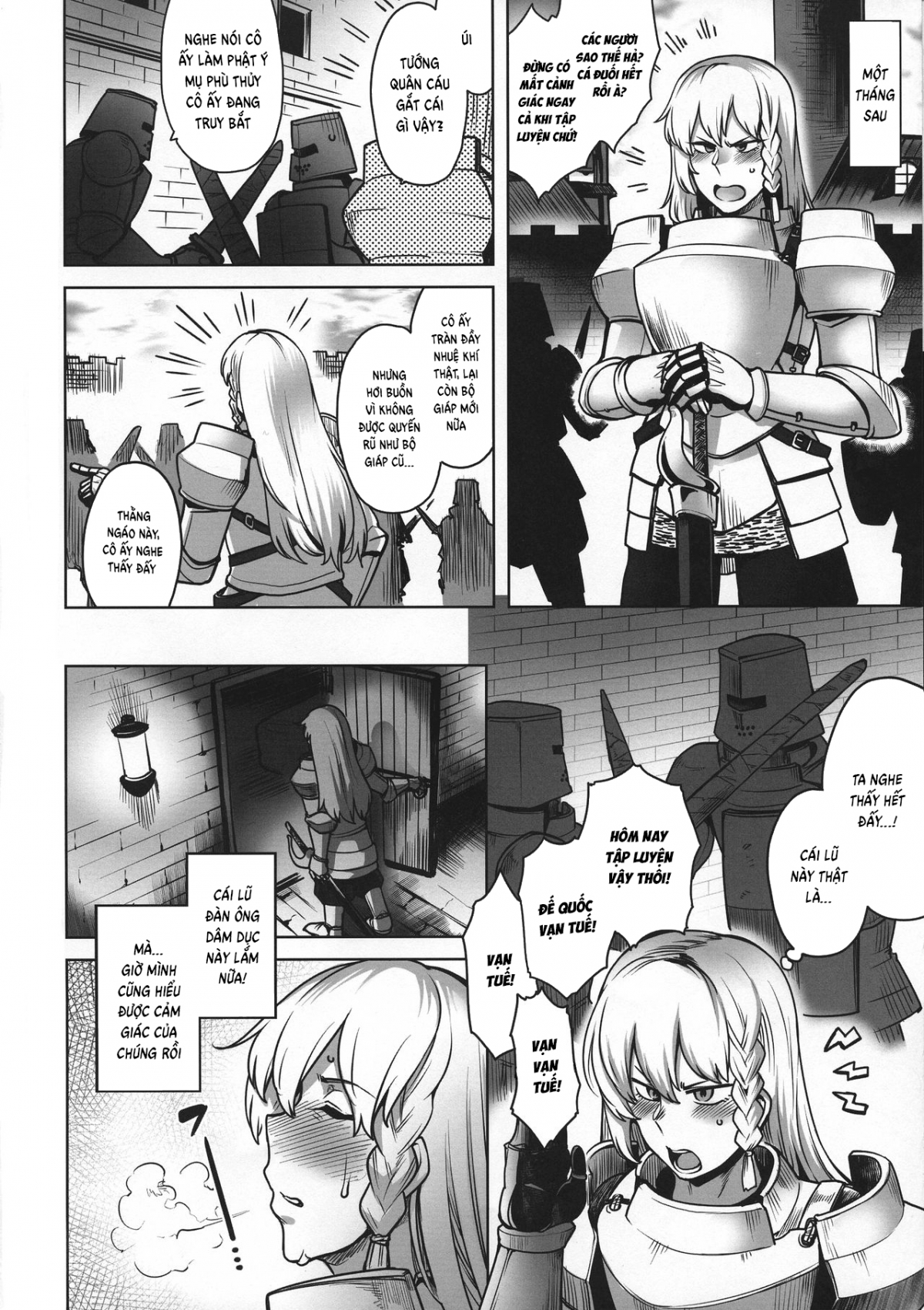 Đọc truyện hentai The Lady Knight and the Futanari Curse - Oneshot