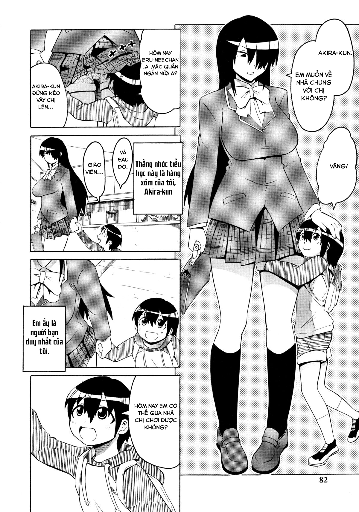 Đọc truyện hentai Cậu nhóc hàng xóm nghịch ngợm của tôi - Chap 1 - Bà chị hàng xóm