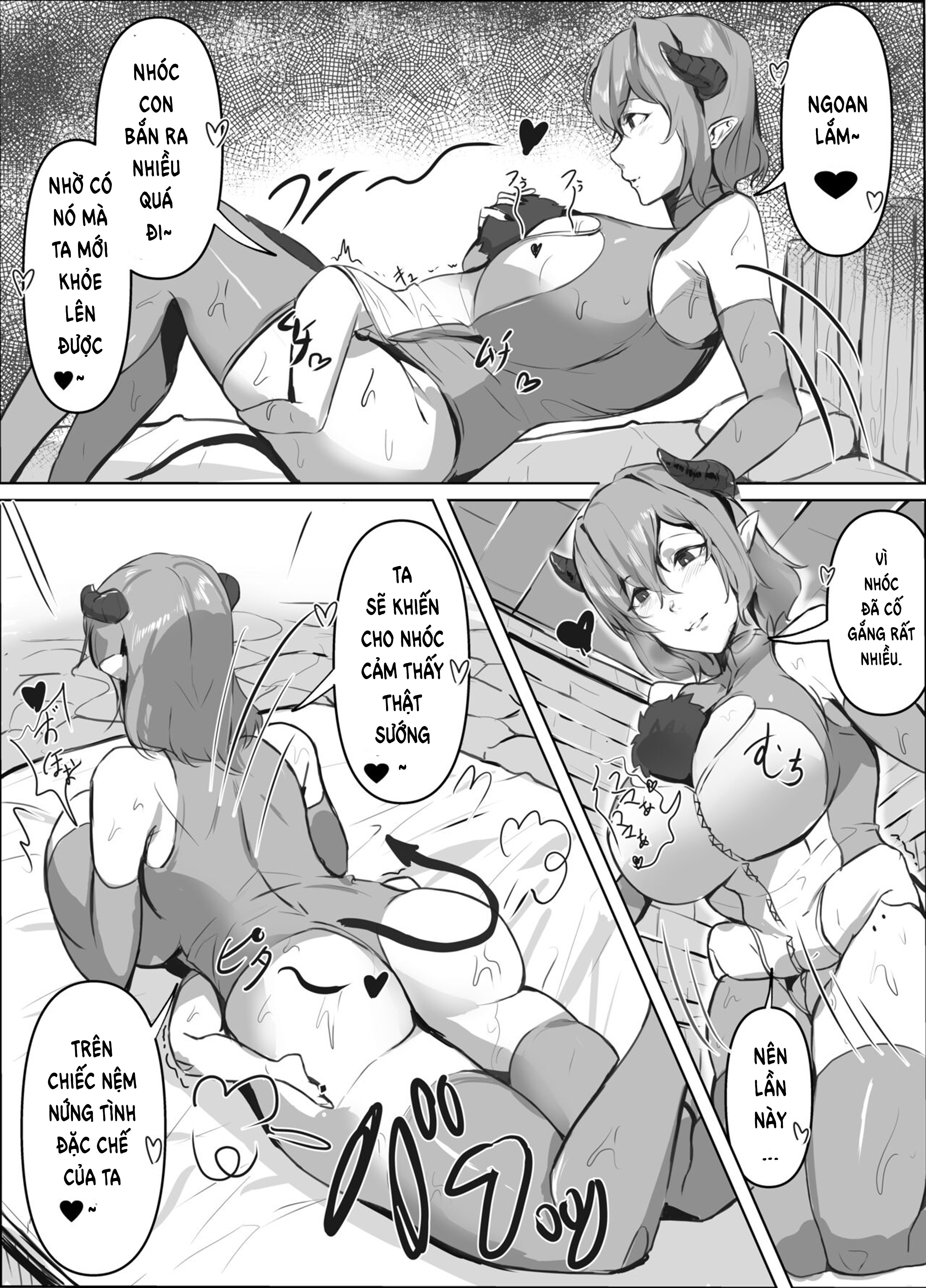 Đọc truyện hentai Micchaku Sakusei Mama Succubus - oneshot