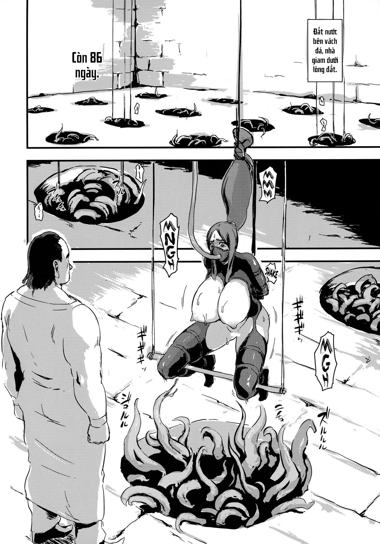 Đọc truyện hentai Majuu Teikoku Hishi Chuu Otto no Tame ni Kairaku Goumon ni Taeru Boukoku no Ouhi 2 - Oneshot