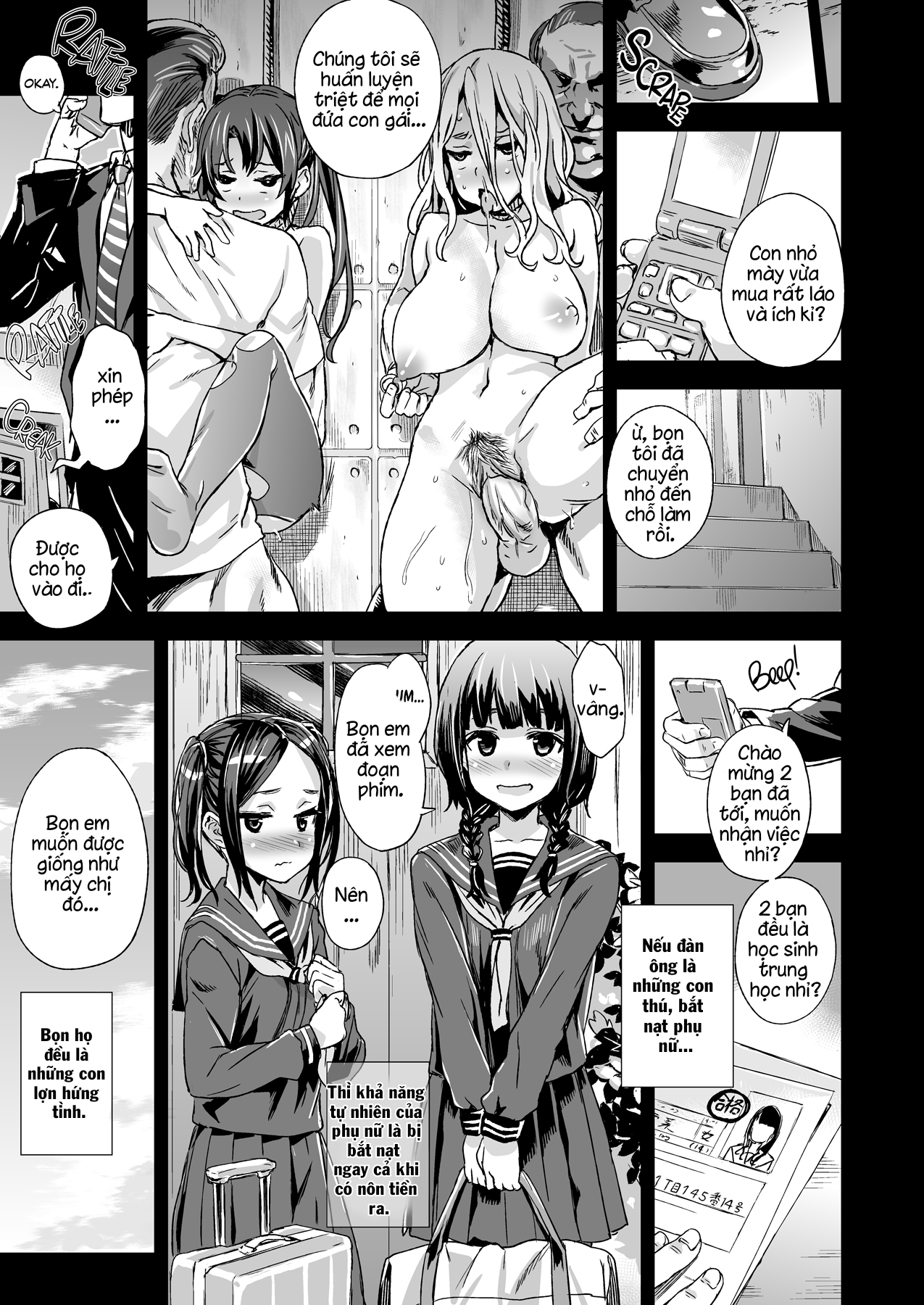 Đọc truyện hentai VictimGirlsR ...JK de Refre -Flesh & Refresh- - Chap 1