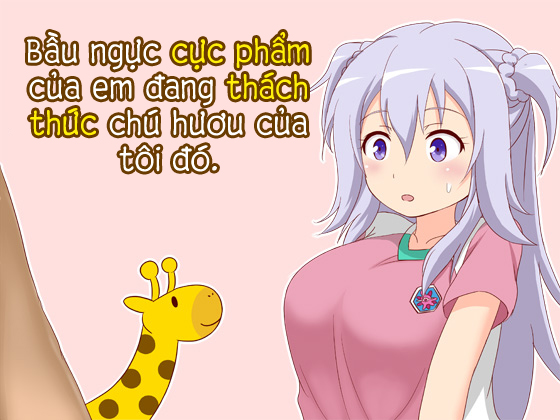 Đọc truyện hentai Bầu ngực cực phẩm của e đang thách thức chú hươu của tôi đó - Oneshot