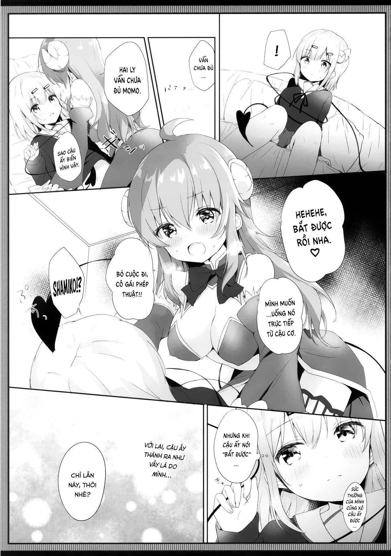 Đọc truyện hentai Shamiko wa Yokoshima Mazoku dattan da ne - Oneshot Ngọt