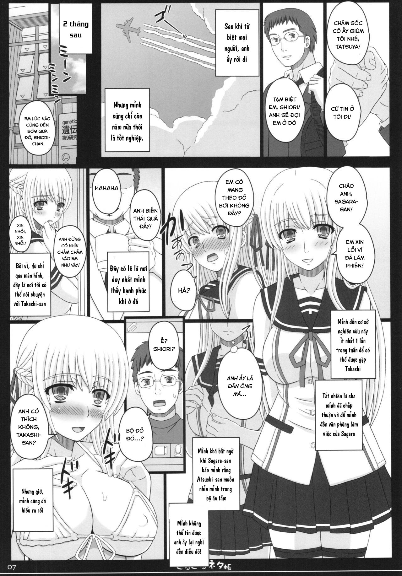 Đọc truyện hentai Shiawase no Katachi no Guruguru Netachou 83R + Paper - Oneshot.