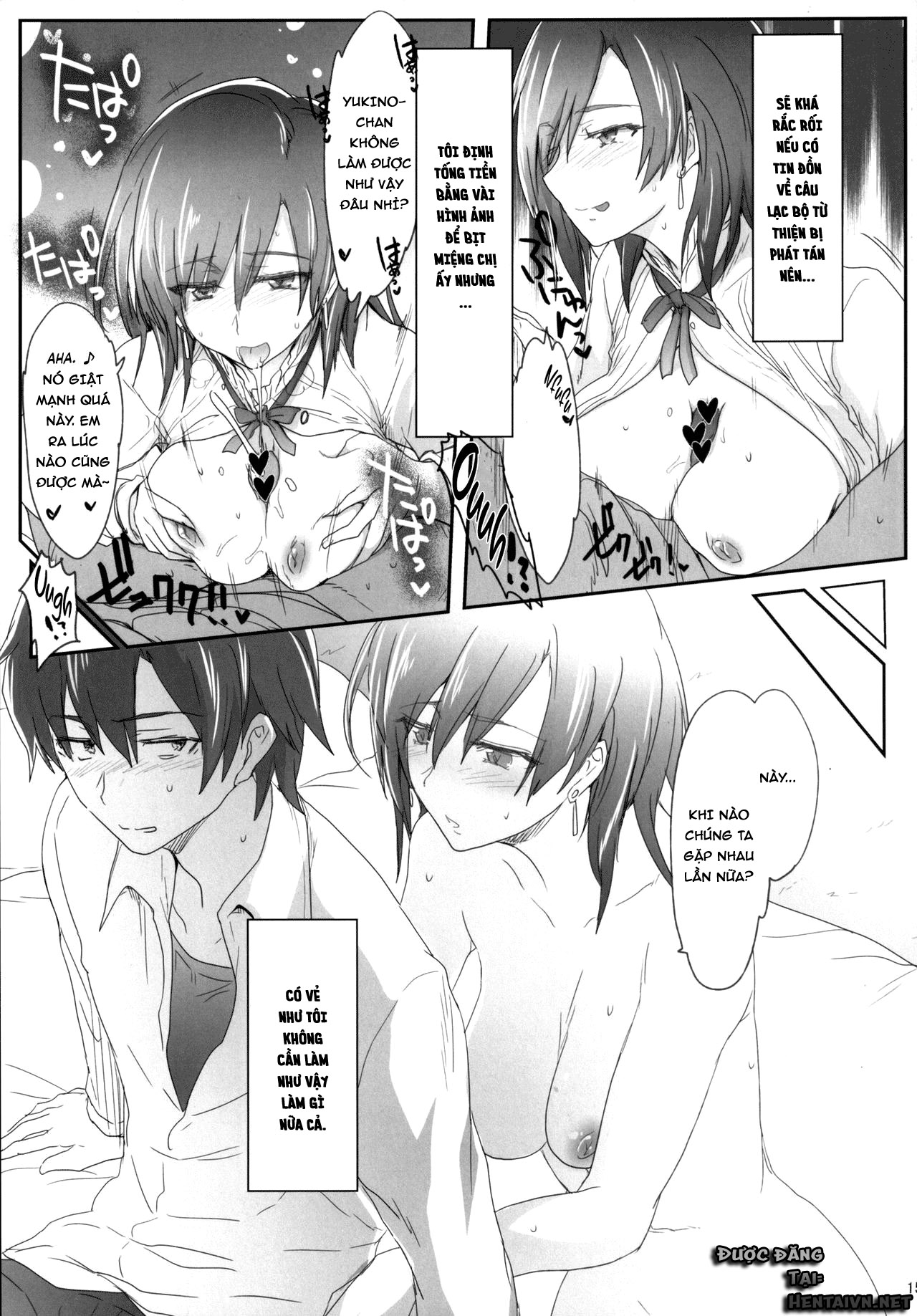 Đọc truyện hentai Houshi-bu no Seiteki na Katsudou no Seika - Oneshot