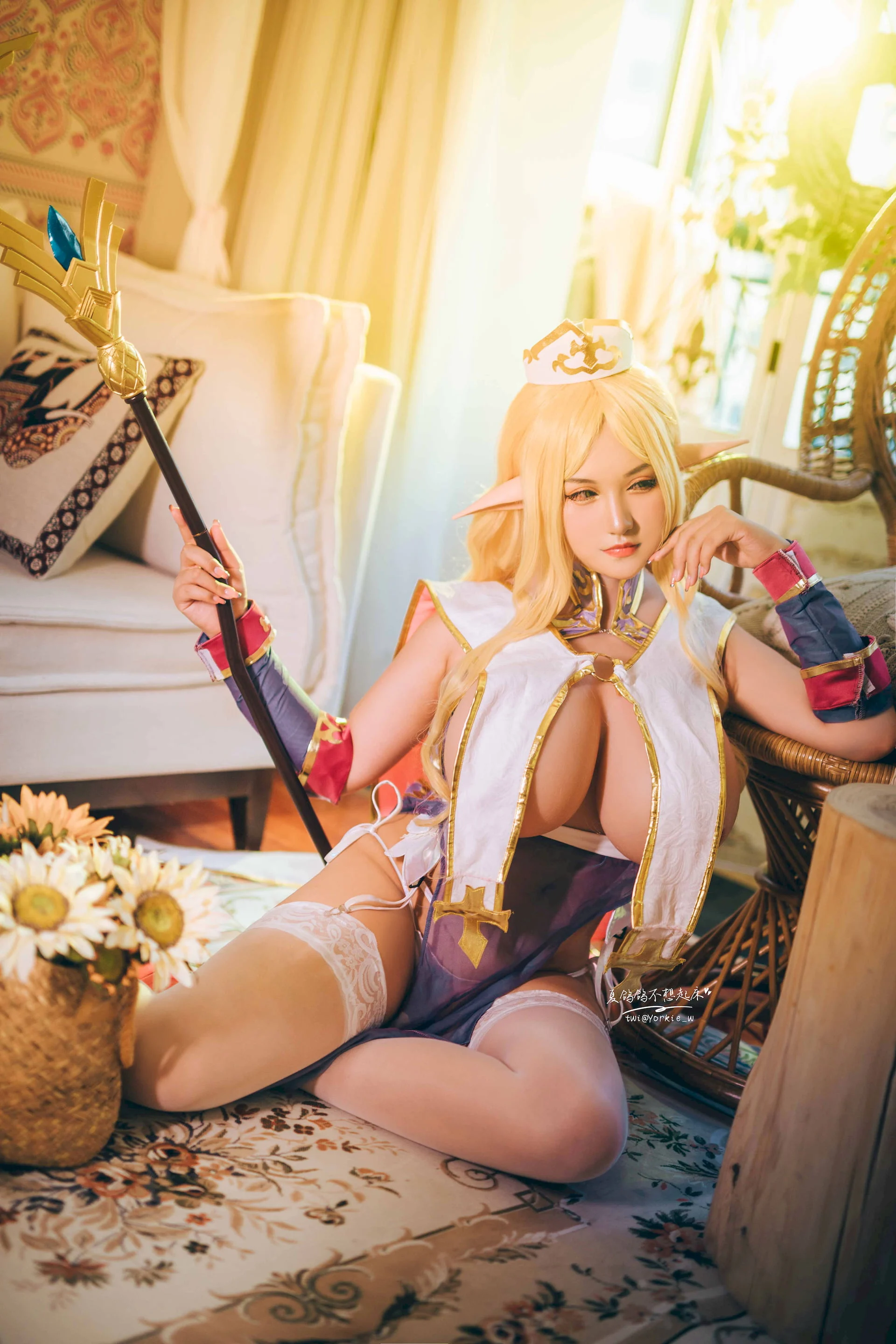 Đọc truyện hentai Tuyển tập Albums siêu phẩm Cosplay - Chap 713 - Summer Pigeon - Priscilla in Elf Village