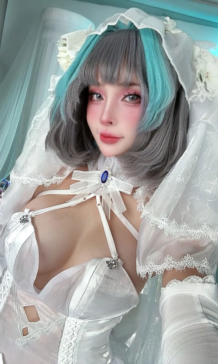 Đọc truyện hentai Tuyển tập Albums siêu phẩm Cosplay - Chap 1416 - Sayo Momo - Bride Cheshire