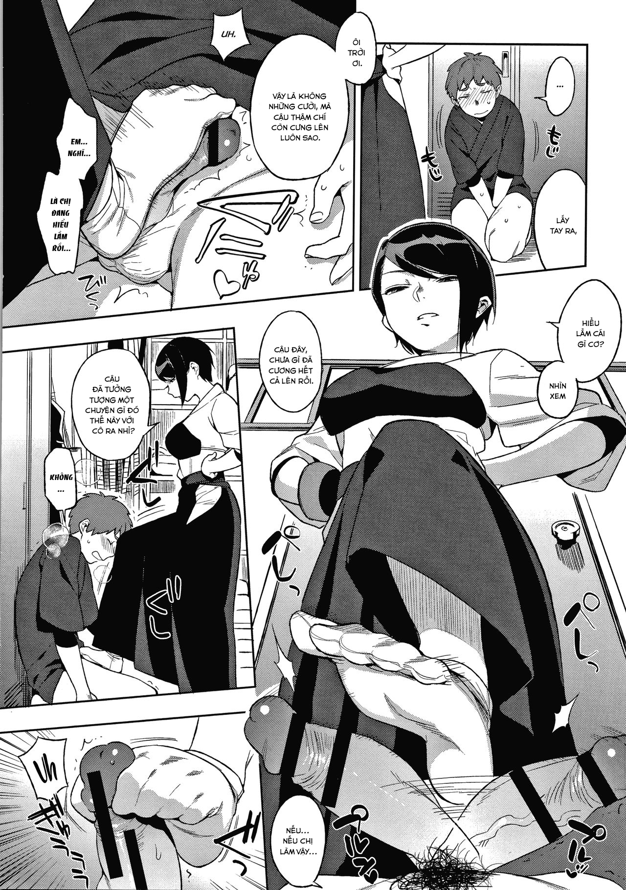 Đọc truyện hentai Cây gậy và củ cà rốt, chiếc cung và mũi tên - Oneshot