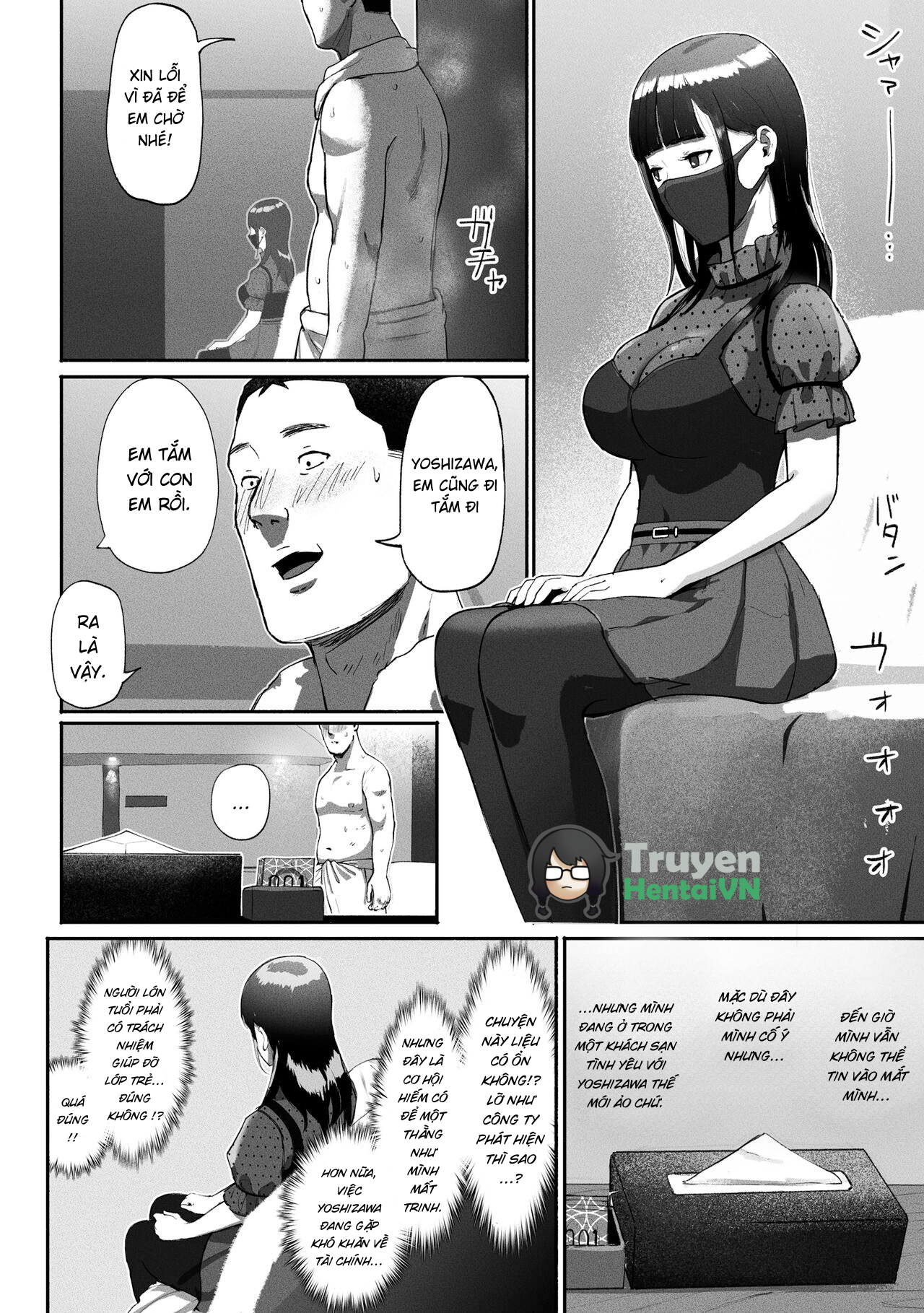Đọc truyện hentai SinMama Papakatsu ~Shokuba no Joshi to Appli de Deattara~ - Oneshot