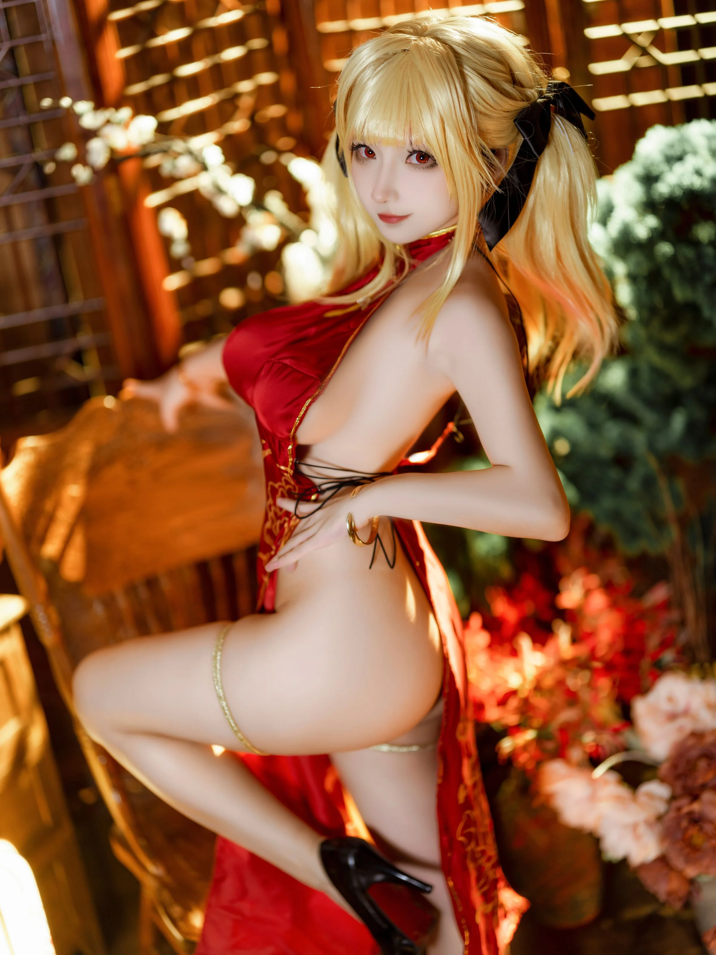 Đọc truyện hentai Tuyển tập Albums siêu phẩm Cosplay - Chap 325 - Meng Ji Lian Feng Nian Stella Cheongsam