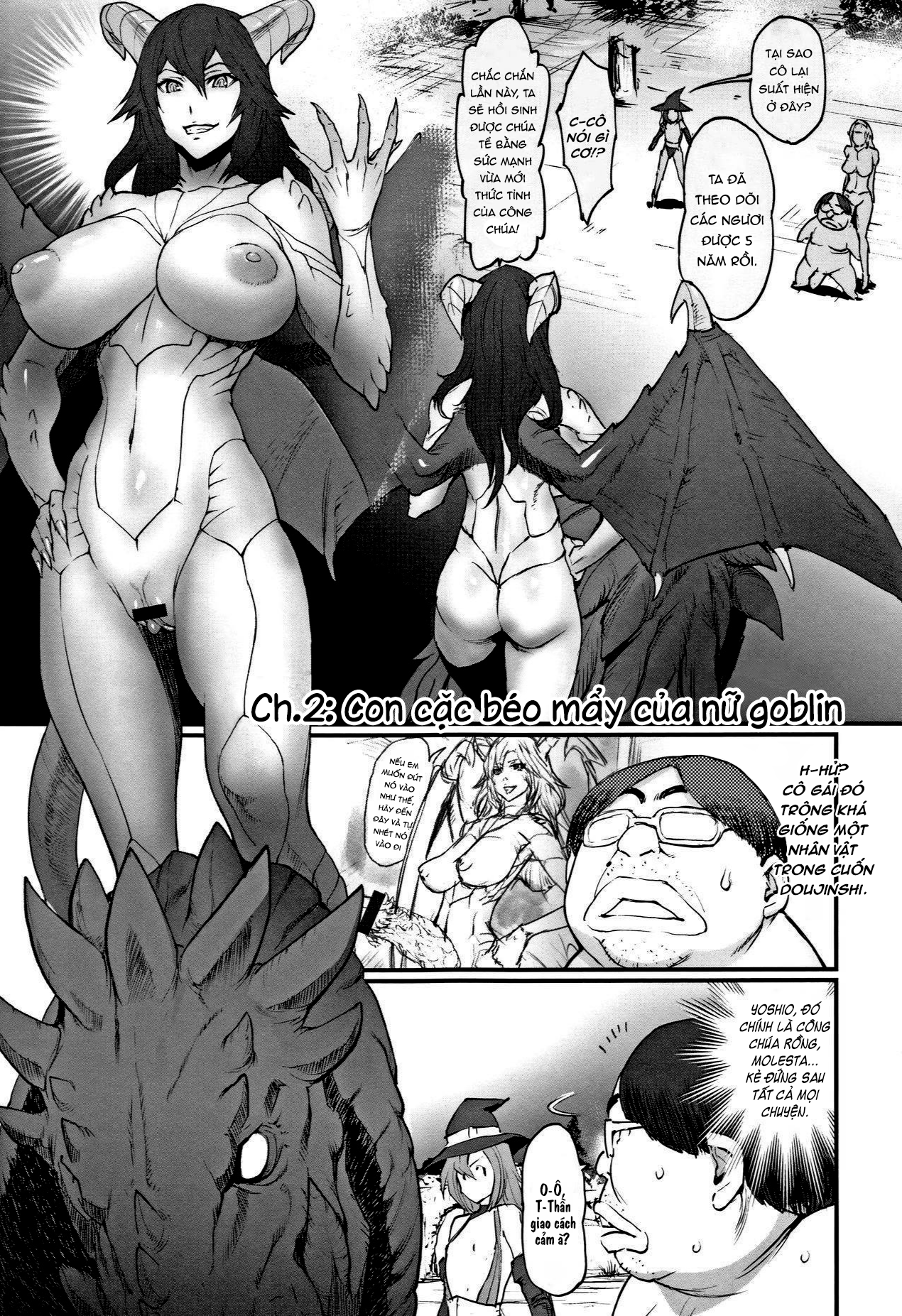Đọc truyện hentai Hime to Dragon - Chap 2