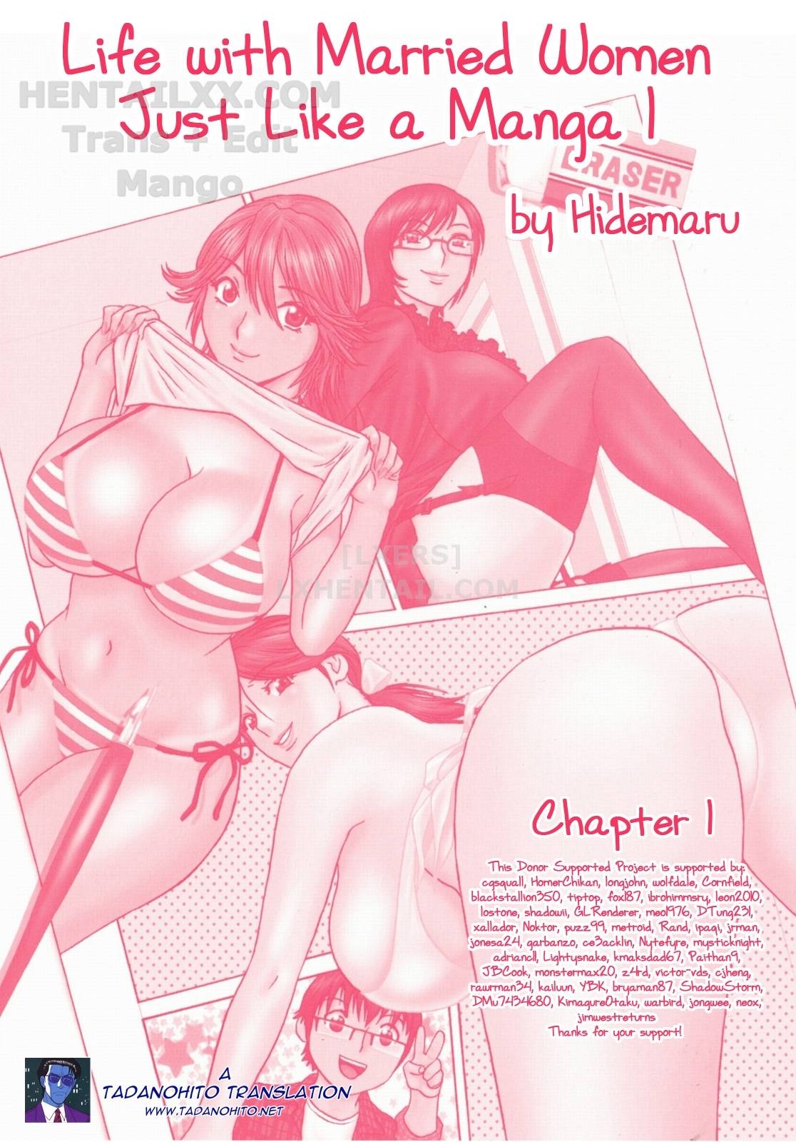 Đọc truyện hentai Life With Married Women Just Like A Manga - Chap 1