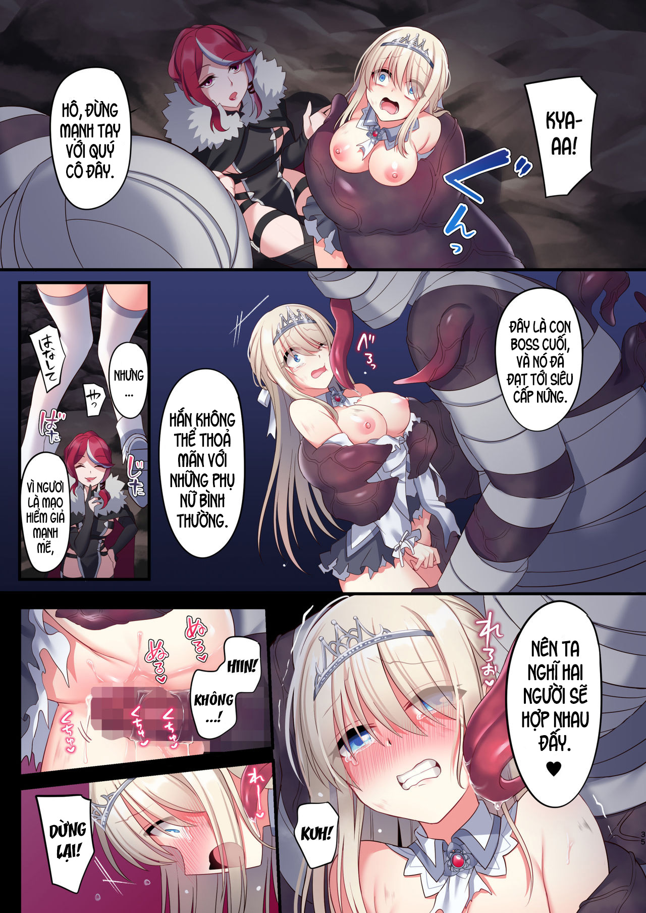 Đọc truyện hentai Noroi no Yubiwa de Game Over + Omake CG - Chap 2: sếch tàn bạo