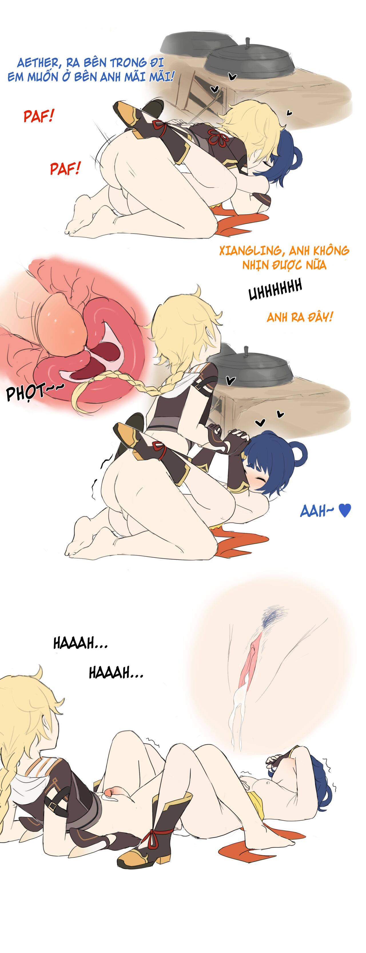 Đọc truyện hentai Xiangling sếch với Aether - Oneshot