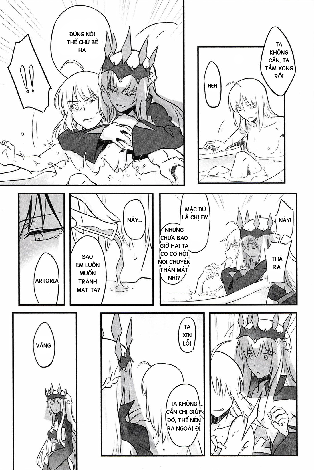 Đọc truyện hentai FGO fan book - Artoria x Morgan - Oneshot