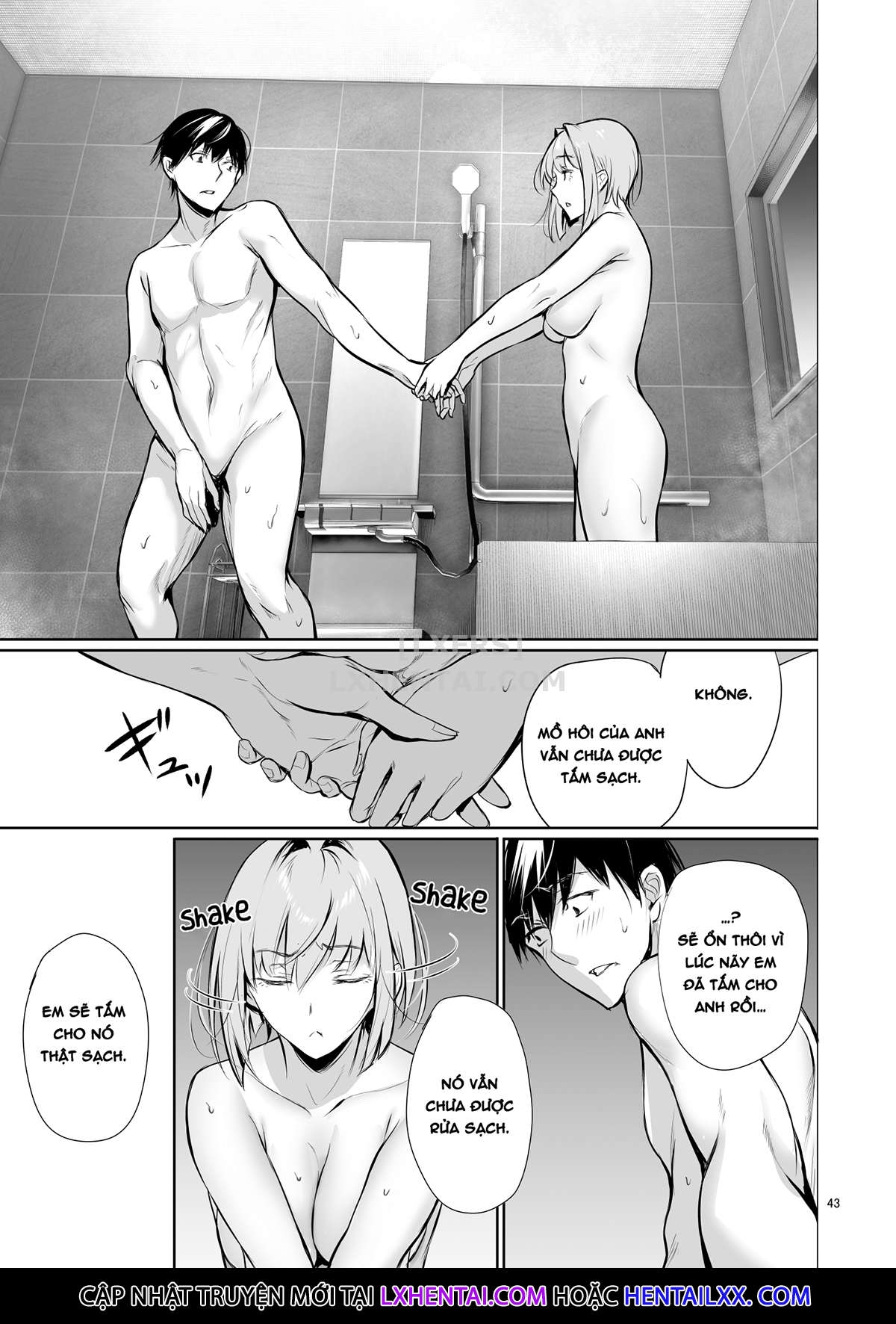 Đọc truyện hentai Homestay-chu no Doitsu Musume ga Issho ni Furo ni Haitte Kuru Wak - Oneshot