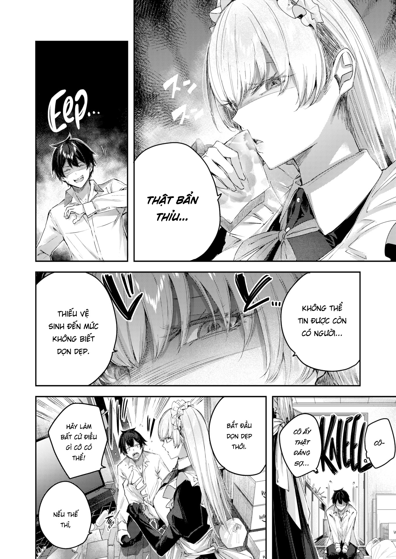 Đọc truyện hentai Dịch Vụ Nàng Hầu Thơ Ngây - Oneshot