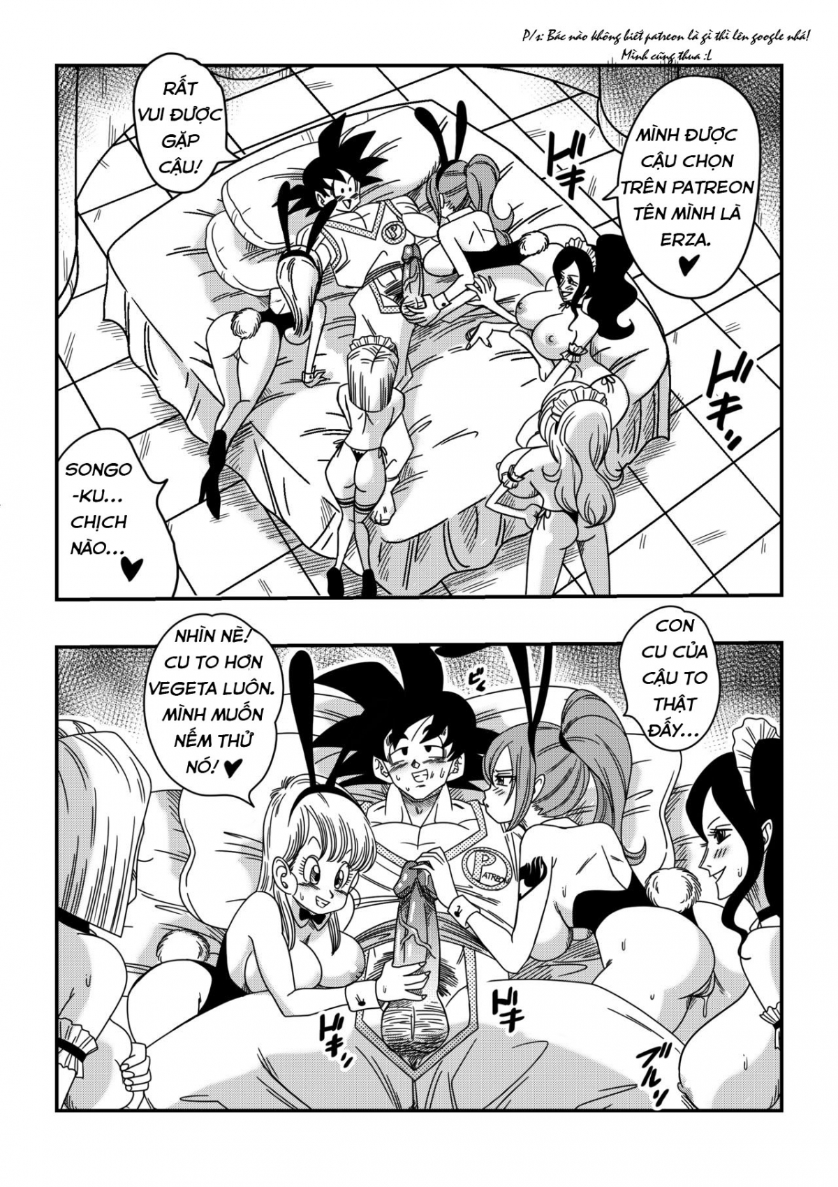 Đọc truyện hentai Buổi Thác Loạn Cùng Son Goku - Oneshot