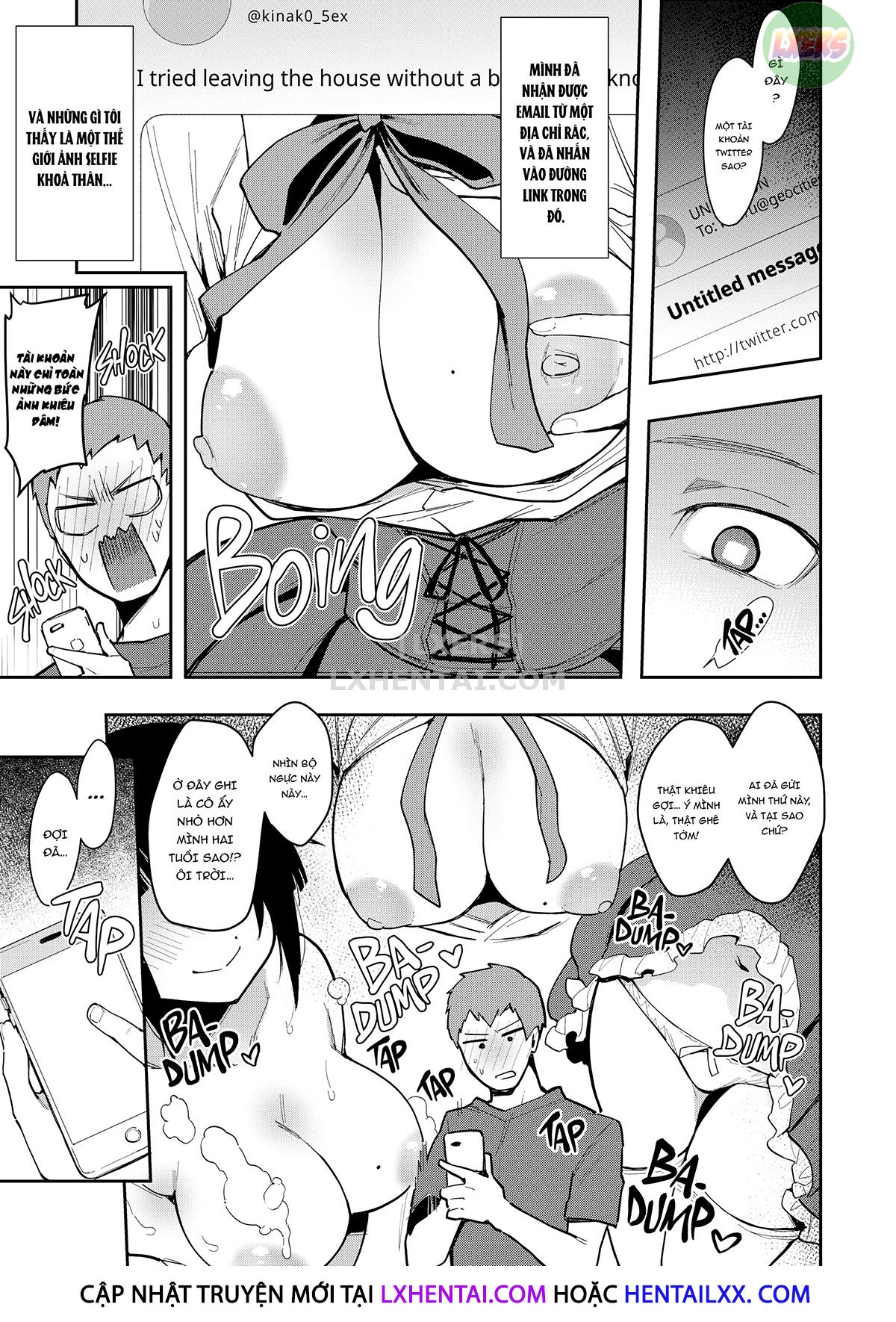 Đọc truyện hentai Choko - Chap 2 - Teasing Online, Cumming Offline