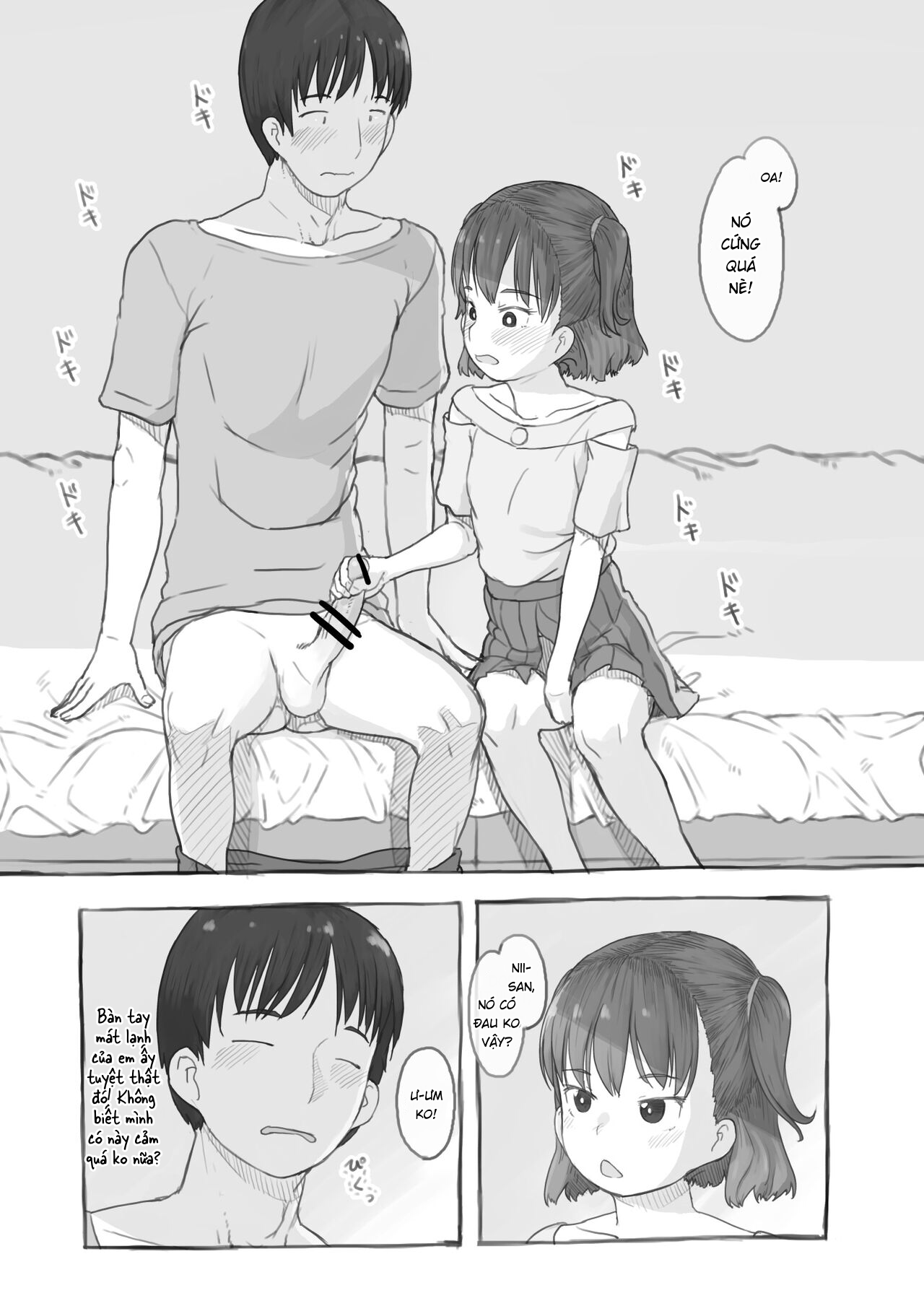 Đọc truyện hentai Fap cùng em gái - Chap 2.1