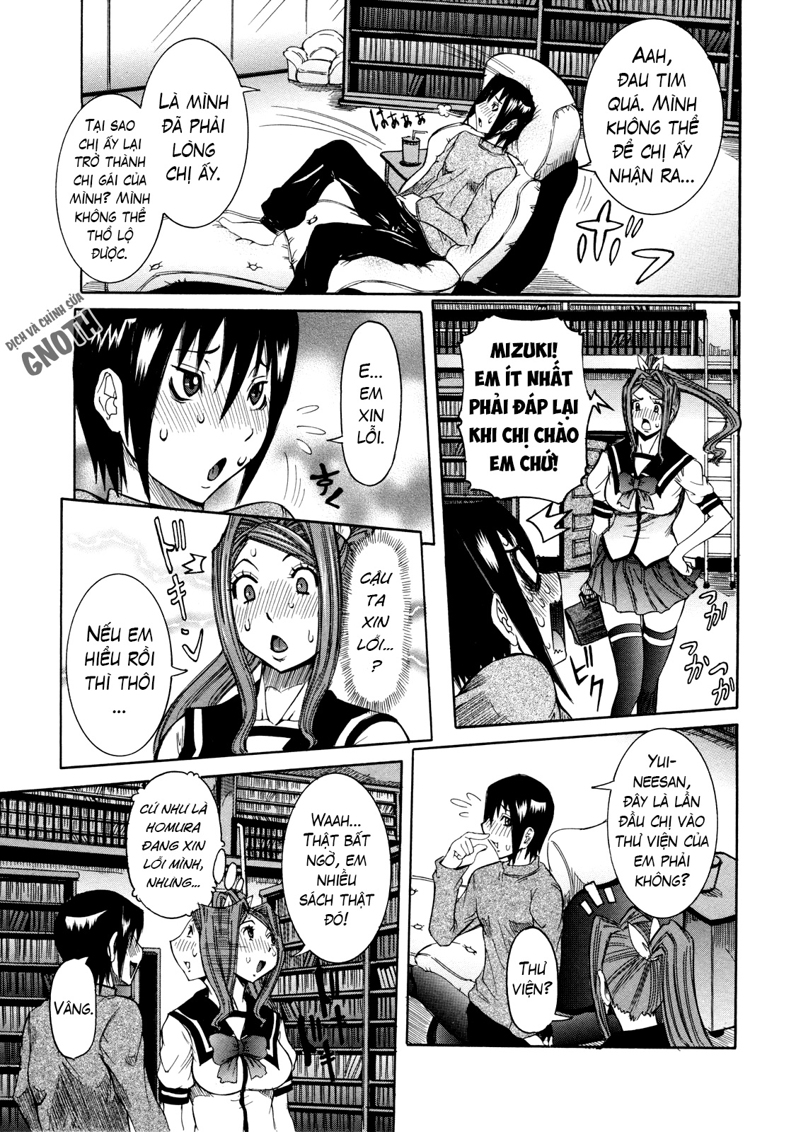 Đọc truyện hentai Nenchaku Taishitsu - Chap 3 - Cặp song sinh và tôi (2)