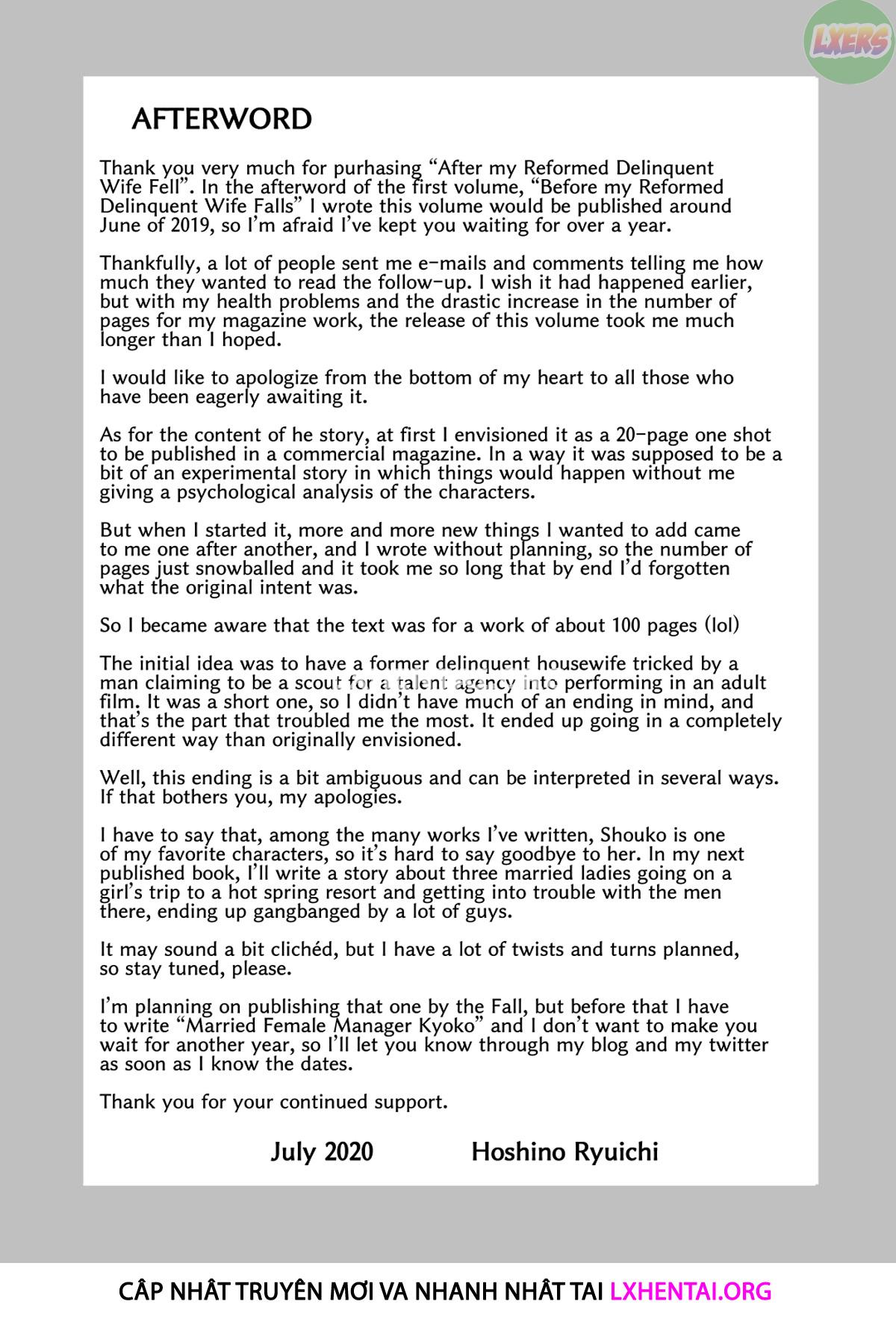 Đọc truyện hentai Before My Reformed Delinquent Wife Falls - Chap 2 - [END]