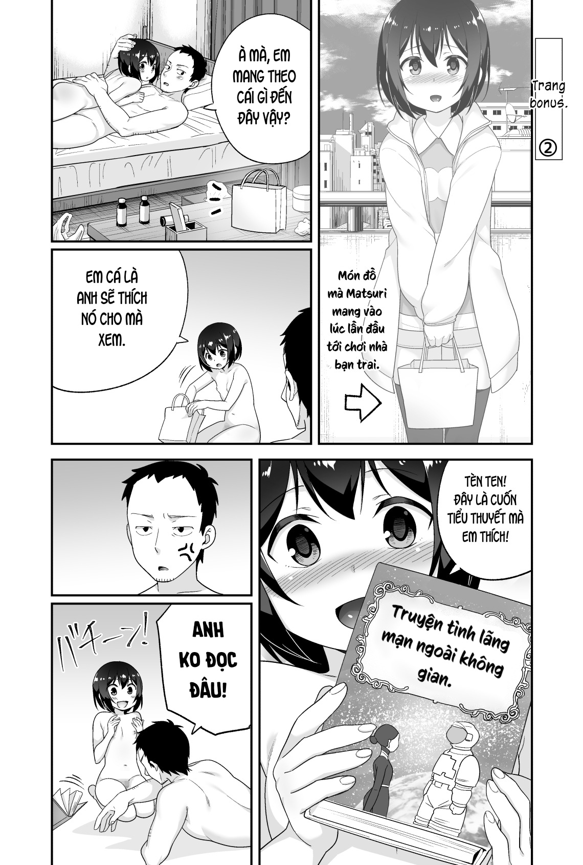 Đọc truyện hentai Anh bảo vệ may mắn và em học sinh xui xẻo. - Chap 6: Kết thúc + chap bonus.