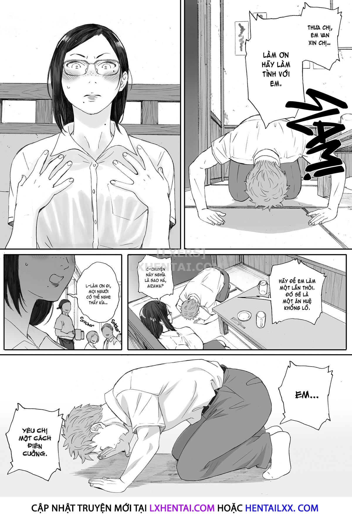 Đọc truyện hentai Middle-Aged Miss Hanada's Defloration - Oneshot