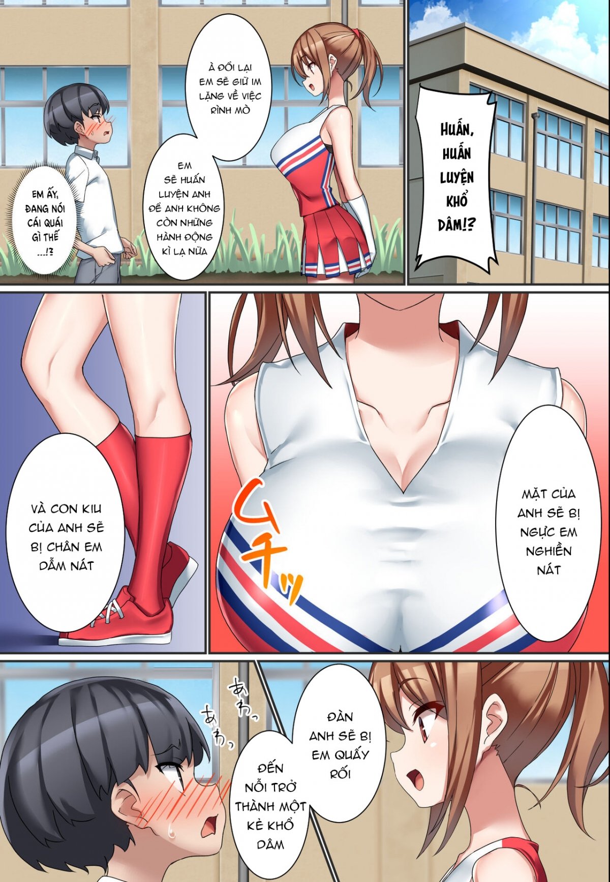 Đọc truyện hentai Kouhai Do-S Cheerleader ni Do-M Choukyou Sareta Otoko no Hanashi. - Chap 1