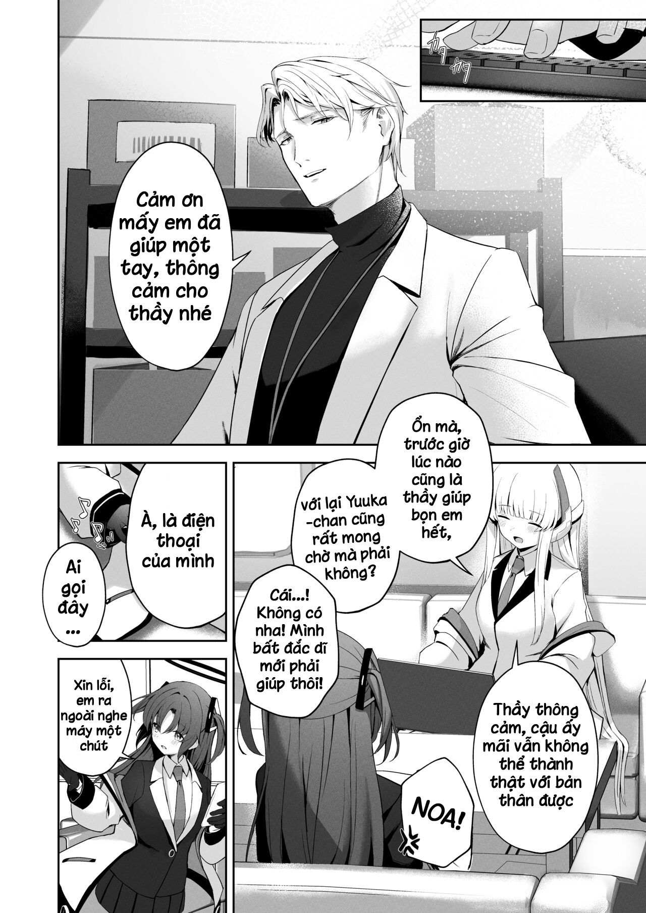 Đọc truyện hentai Noa nhận thấy Yuuka và Sensei ngày càng thân thiết - Oneshot