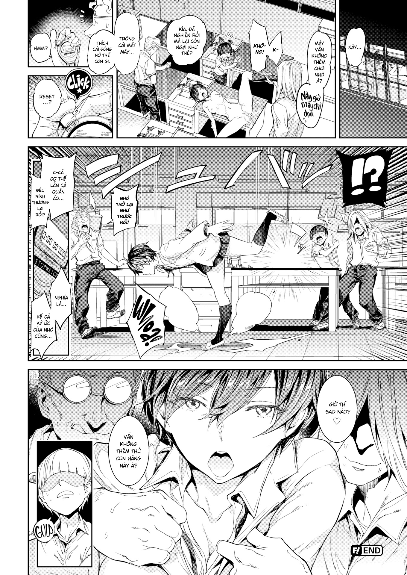 Đọc truyện hentai Đồng hồ dừng thời gian - Oneshot