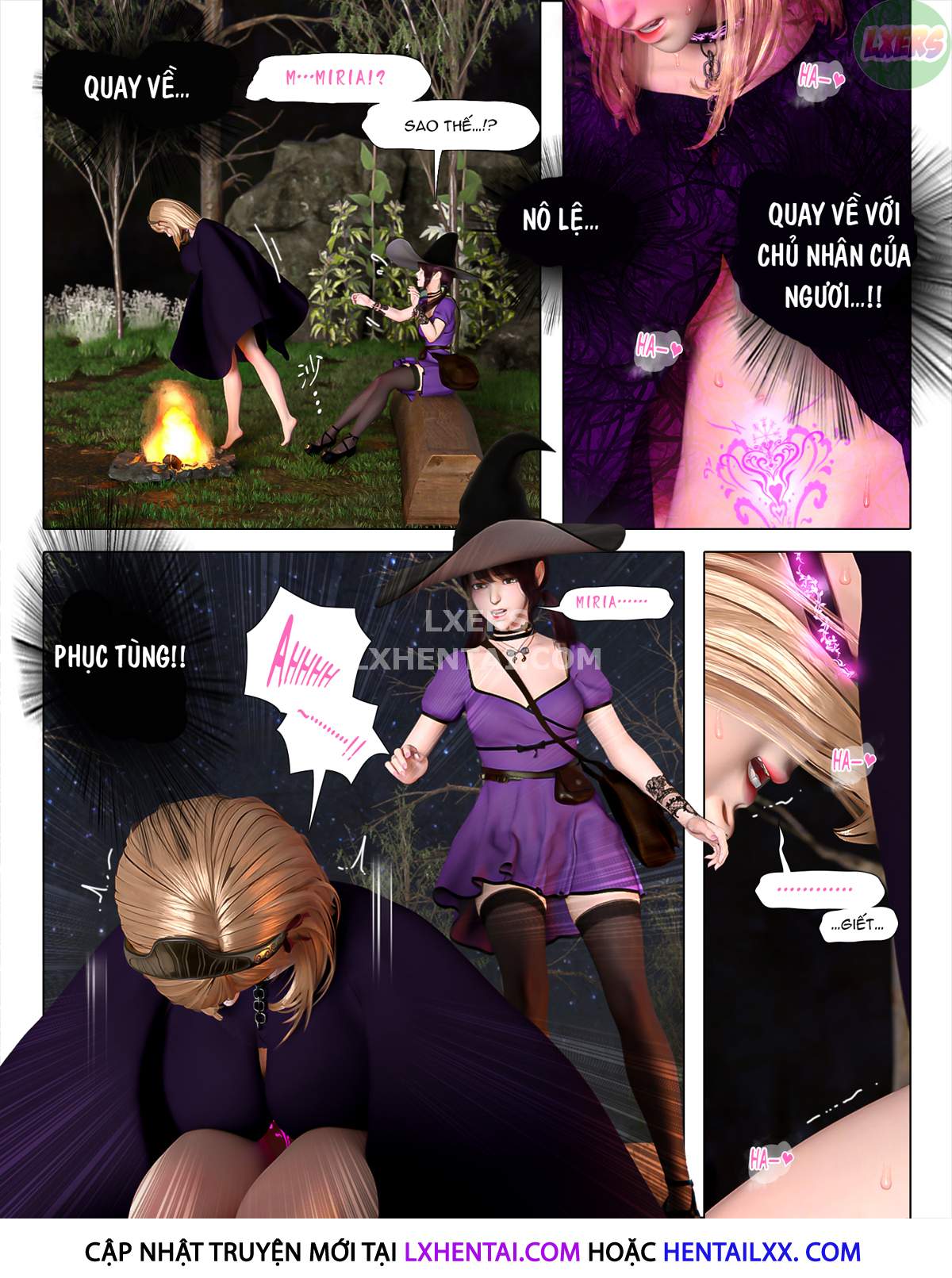 Đọc truyện hentai The Rose Fall Into Darkness - Chap 3