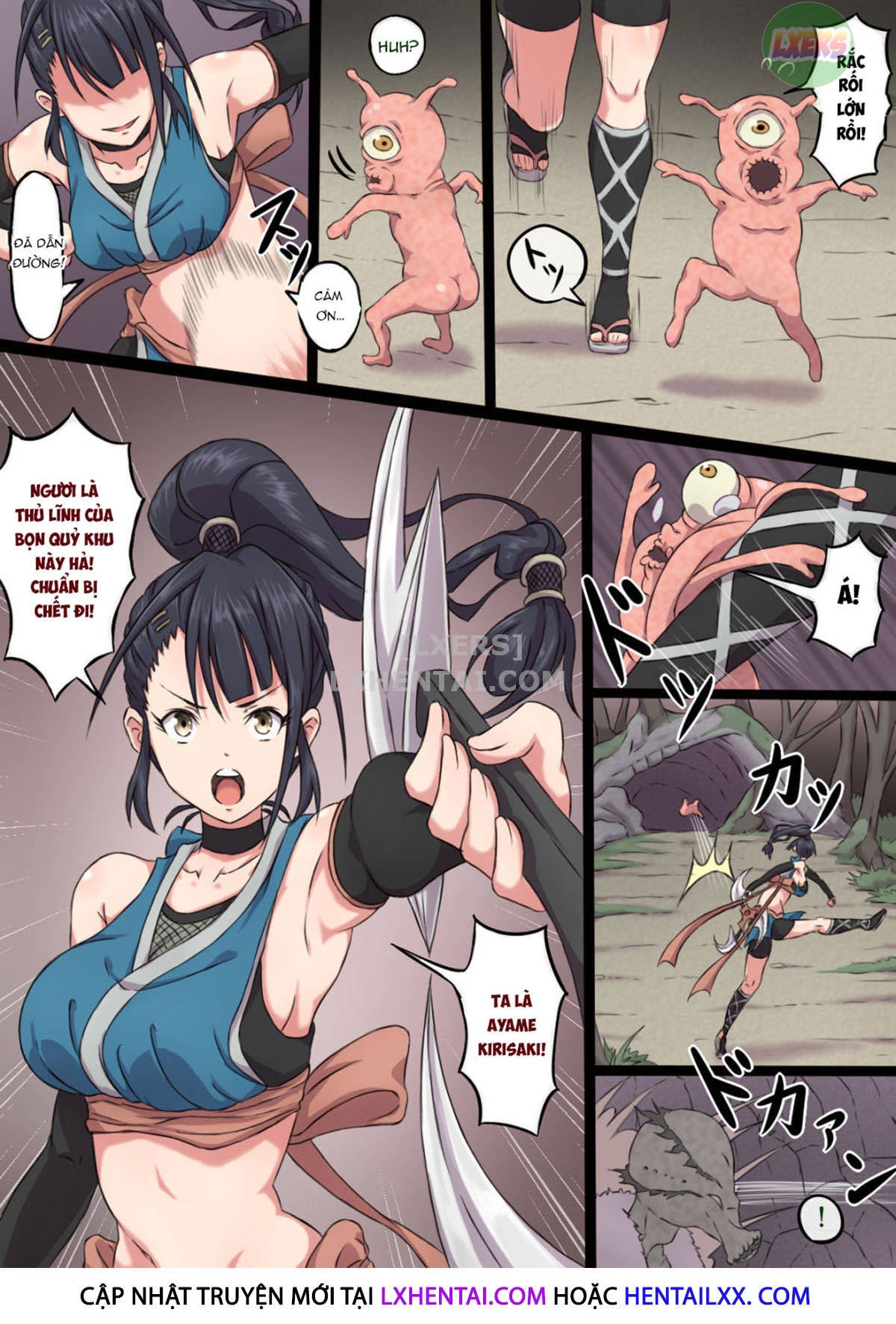 Đọc truyện hentai The Defeat Of Ayame Kunoichi - Oneshot