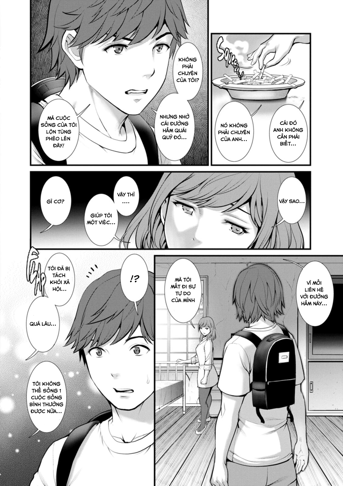 Đọc truyện hentai Tuần trăng mật dưới 30m đất - Chap 4