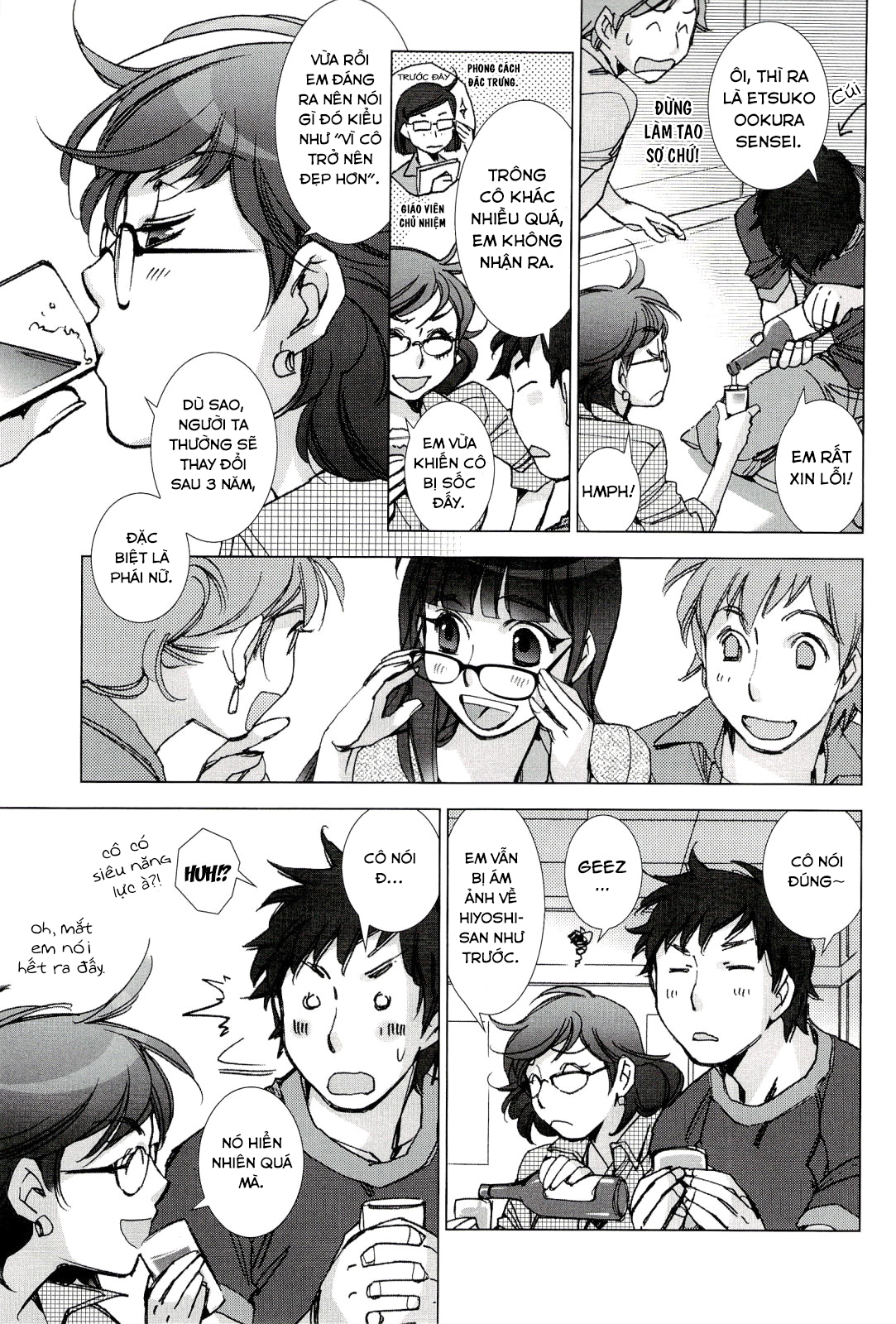 Đọc truyện hentai Tsunashima-kun and Ookura Sensei - Oneshot