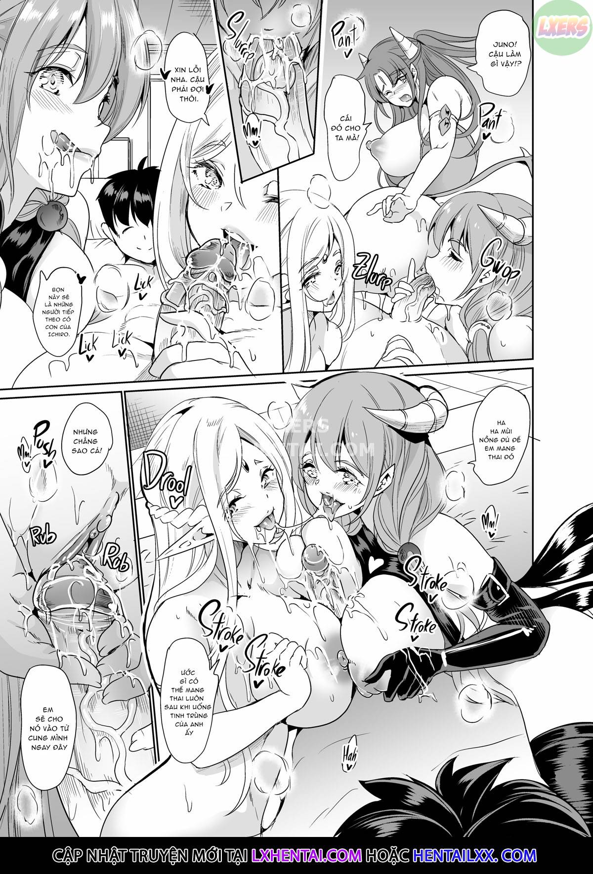Đọc truyện hentai My Harem in Another World Collection - Chap 13 - All Pussy is Mine