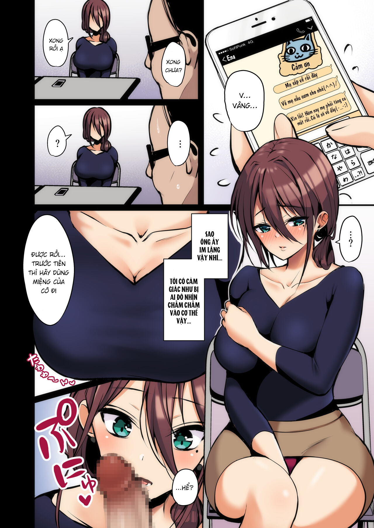 Đọc truyện hentai Biên soạn bí mật Niềm vui của mẹ và con gái rơi - Chap 2