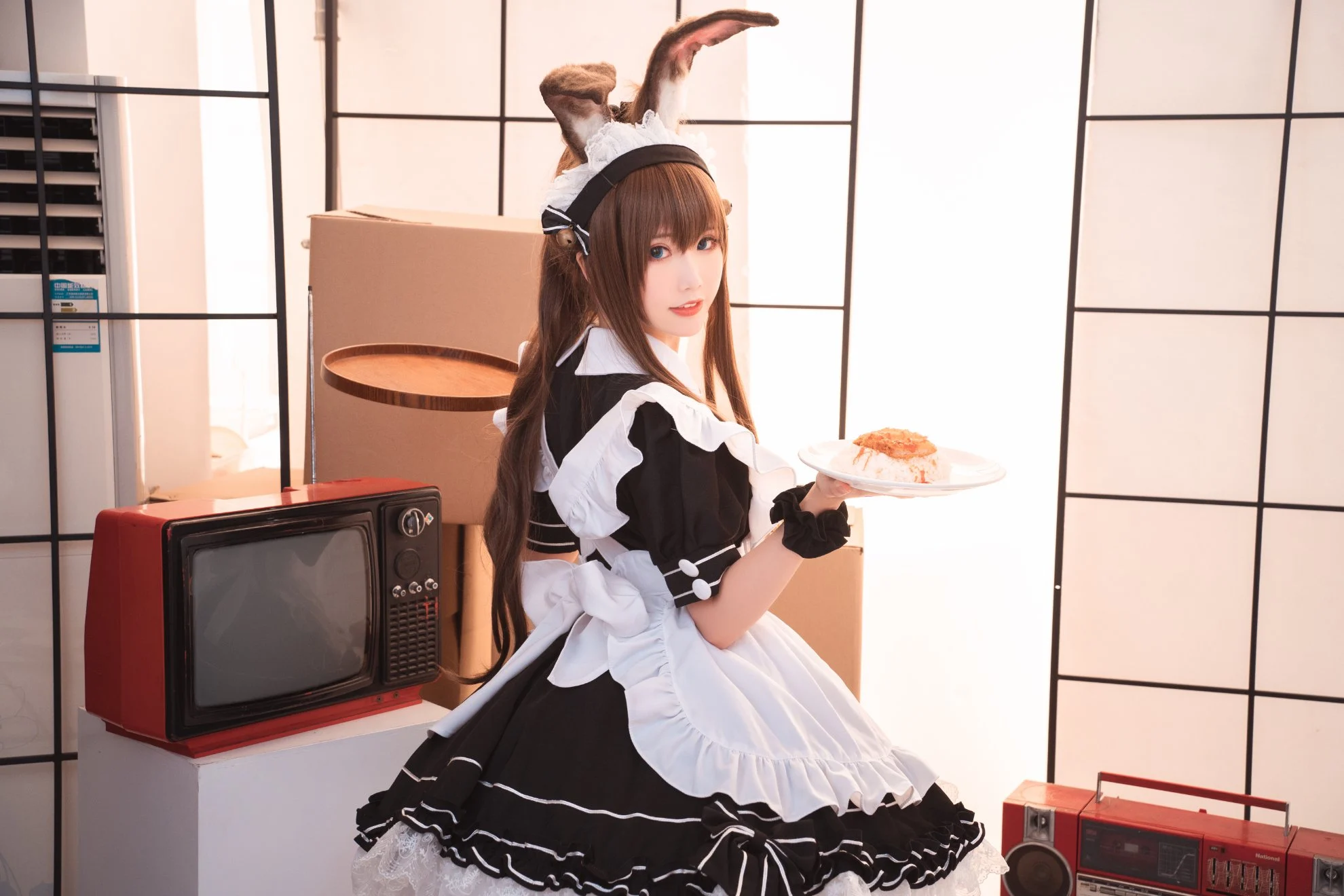Đọc truyện hentai Tuyển tập Albums siêu phẩm Cosplay - Chap 879 - Noodle Fairy Ami Donkey Maid