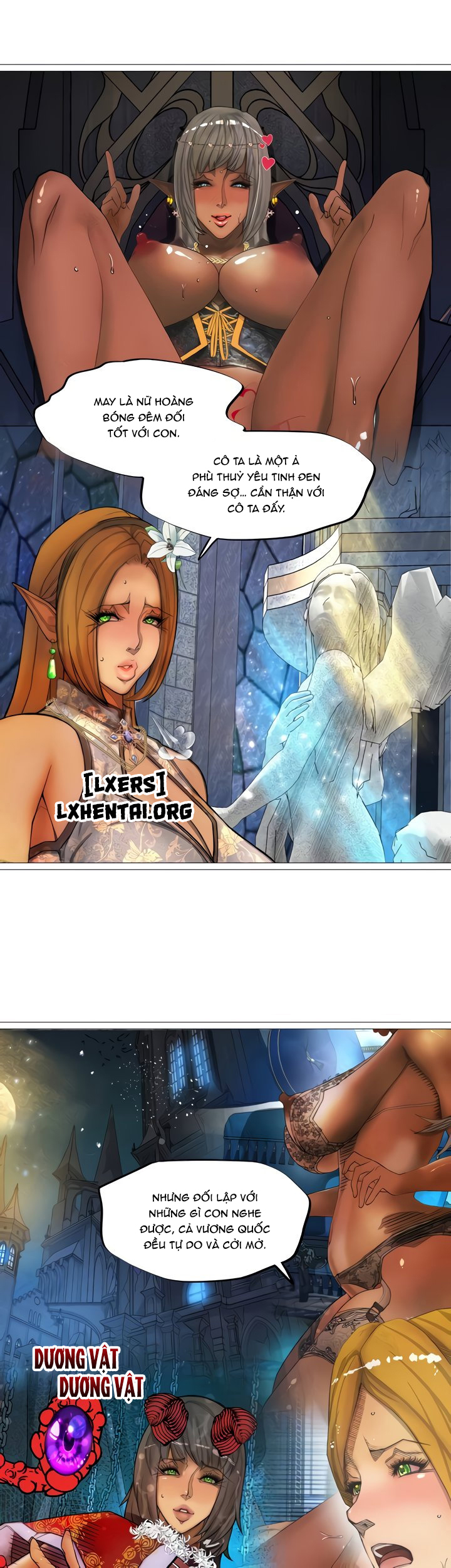 Đọc truyện hentai Nữ Hoàng Dark Elf Và Nô Lệ Orc - Chap 30