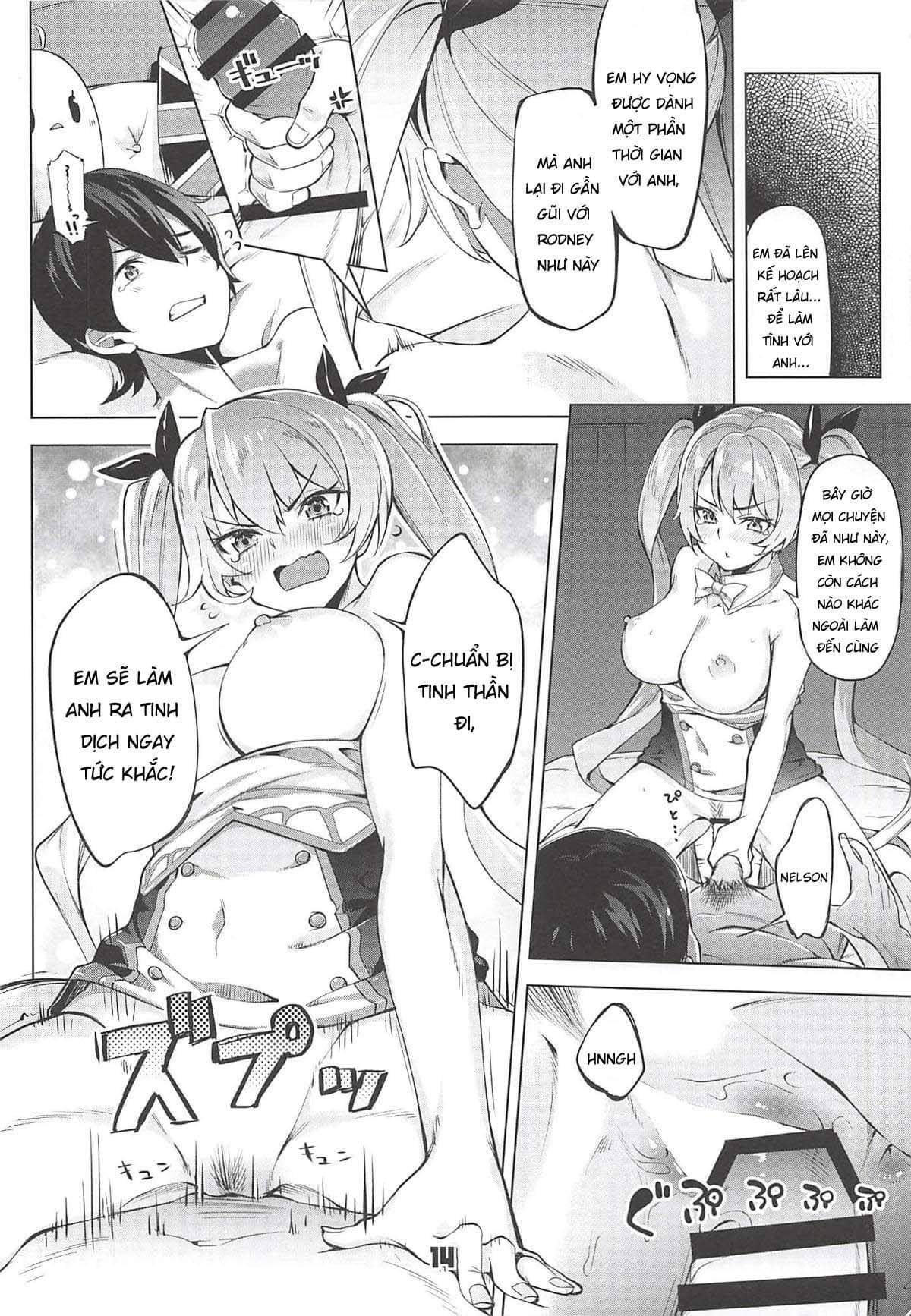 Đọc truyện hentai Rodney Shite Nelson (Azur Lane) - Oneshot
