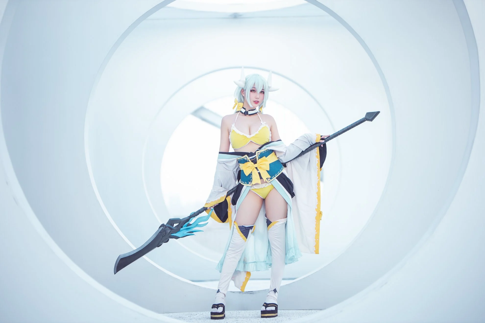 Đọc truyện hentai Tuyển tập Albums siêu phẩm Cosplay - Chap 888 - Zhou Ji is a cute rabbit NO.031 Qing Ji