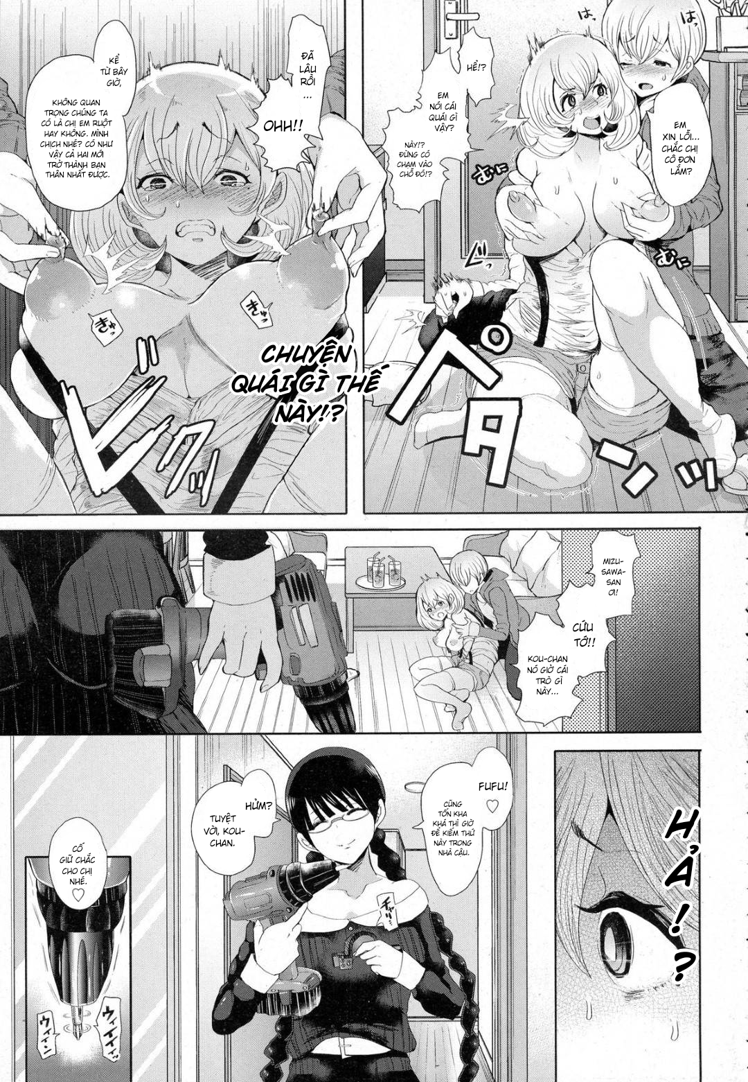 Đọc truyện hentai Thí nghiệm song sinh - Oneshot